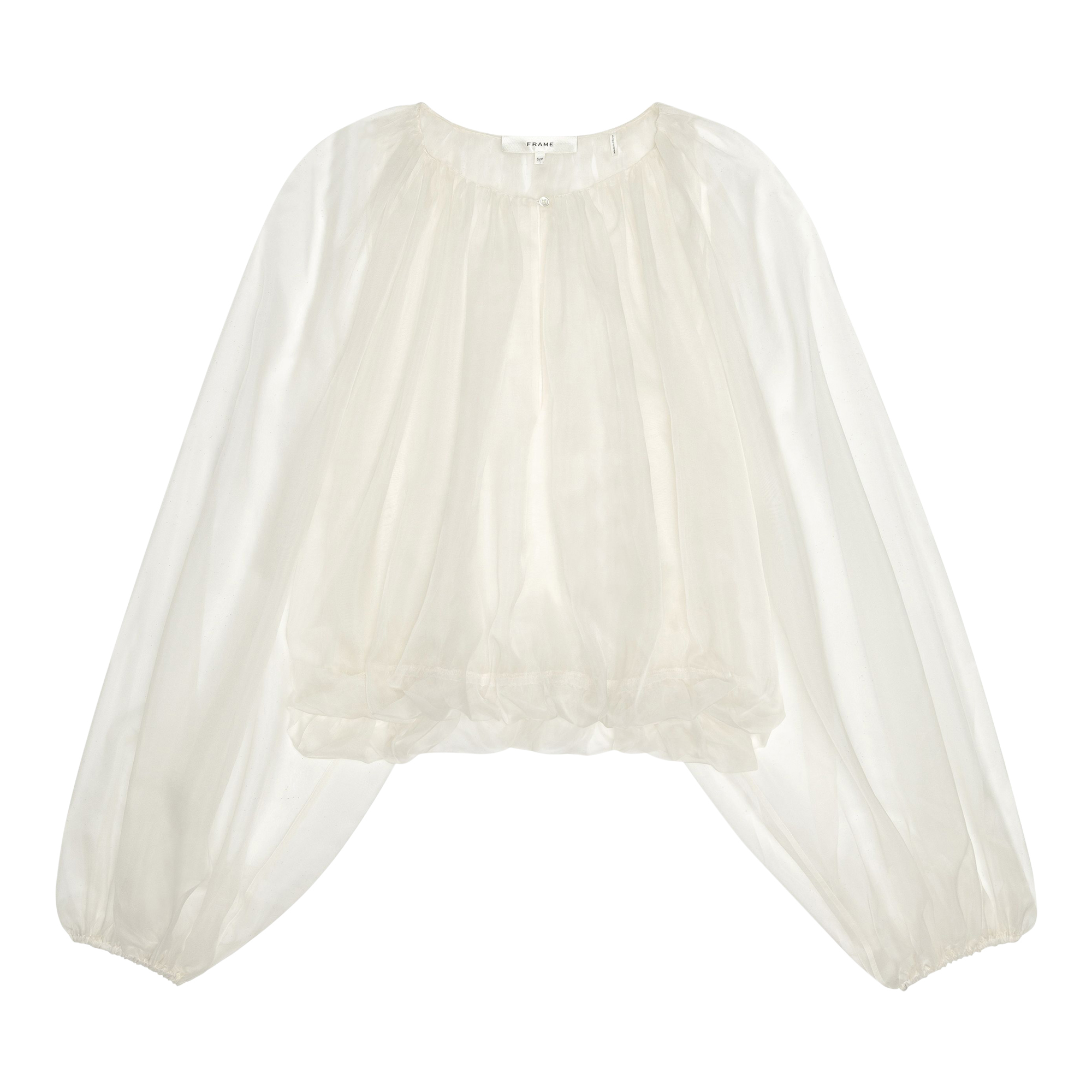 The Sheer Balloon Blouse