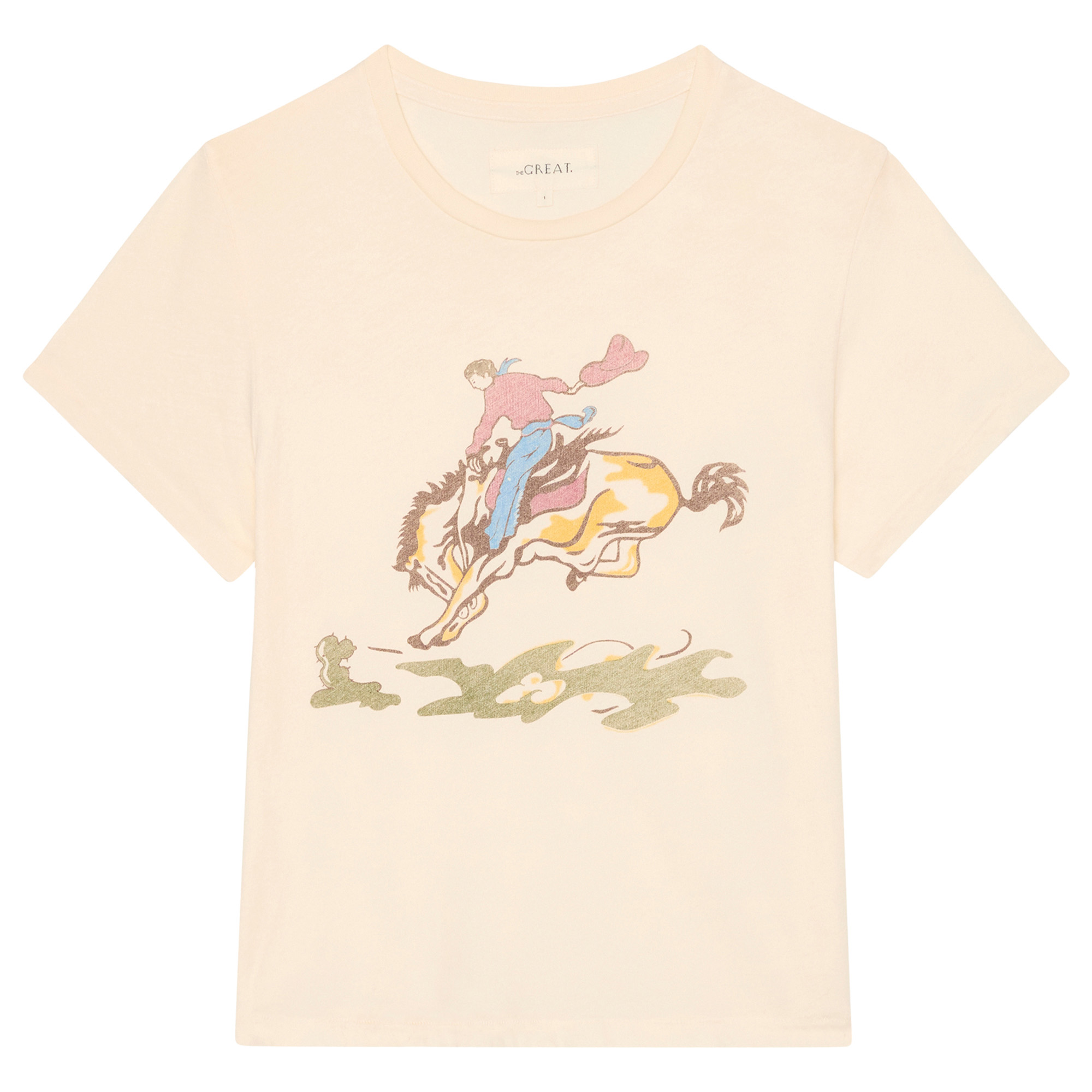 The Little Tee With Rider Graphic