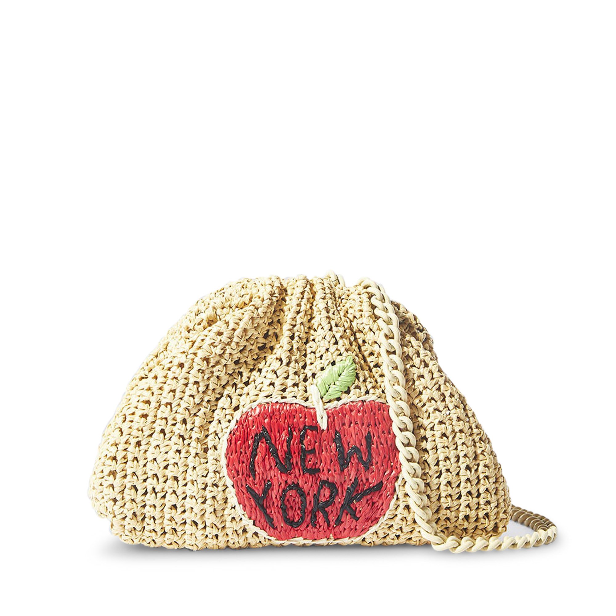 NY Mini Crochet Apple Handbag