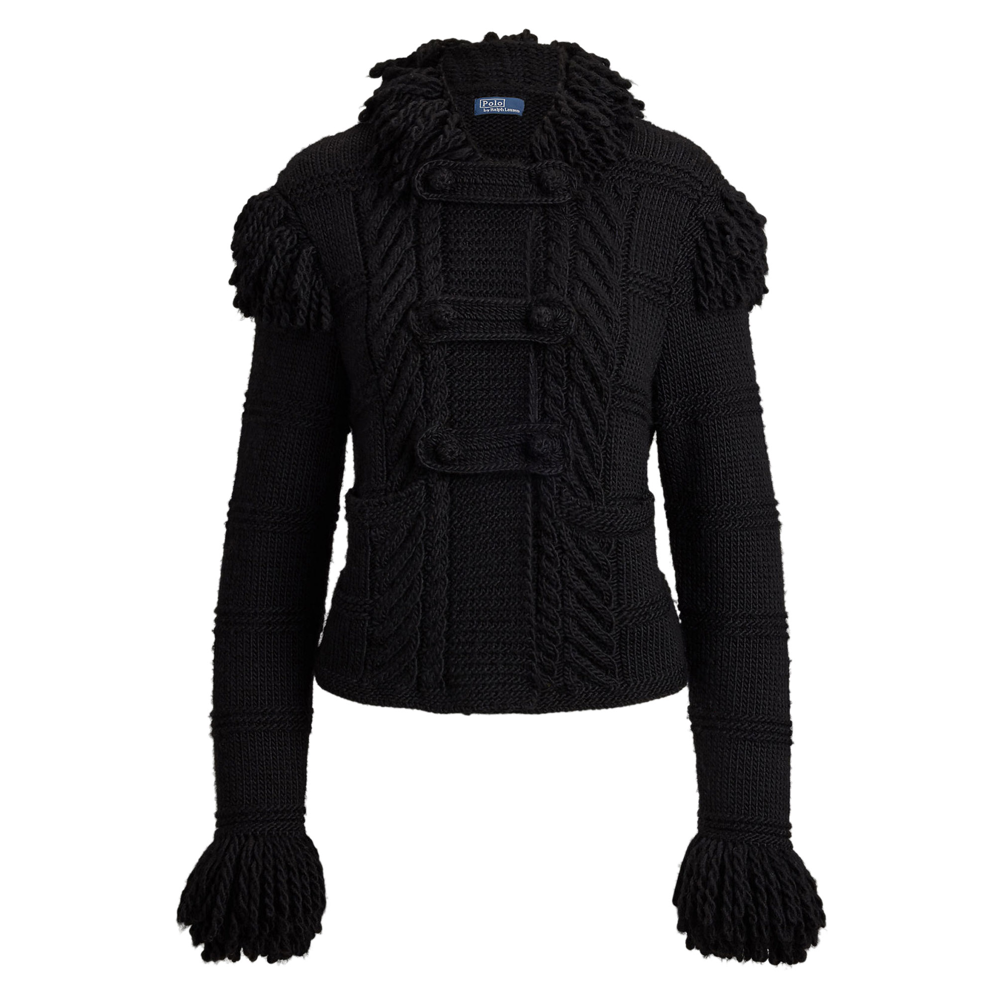 Wool Long Sleeved Collared Sweater
