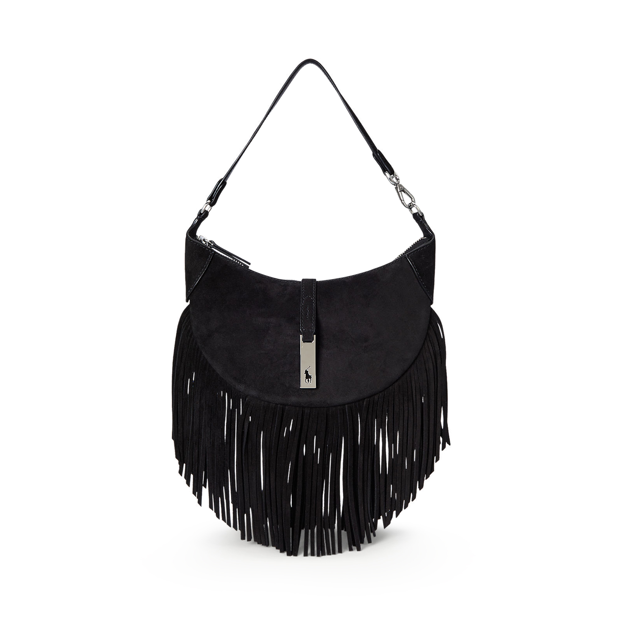 Small Suede Fringe Shoulder Bag