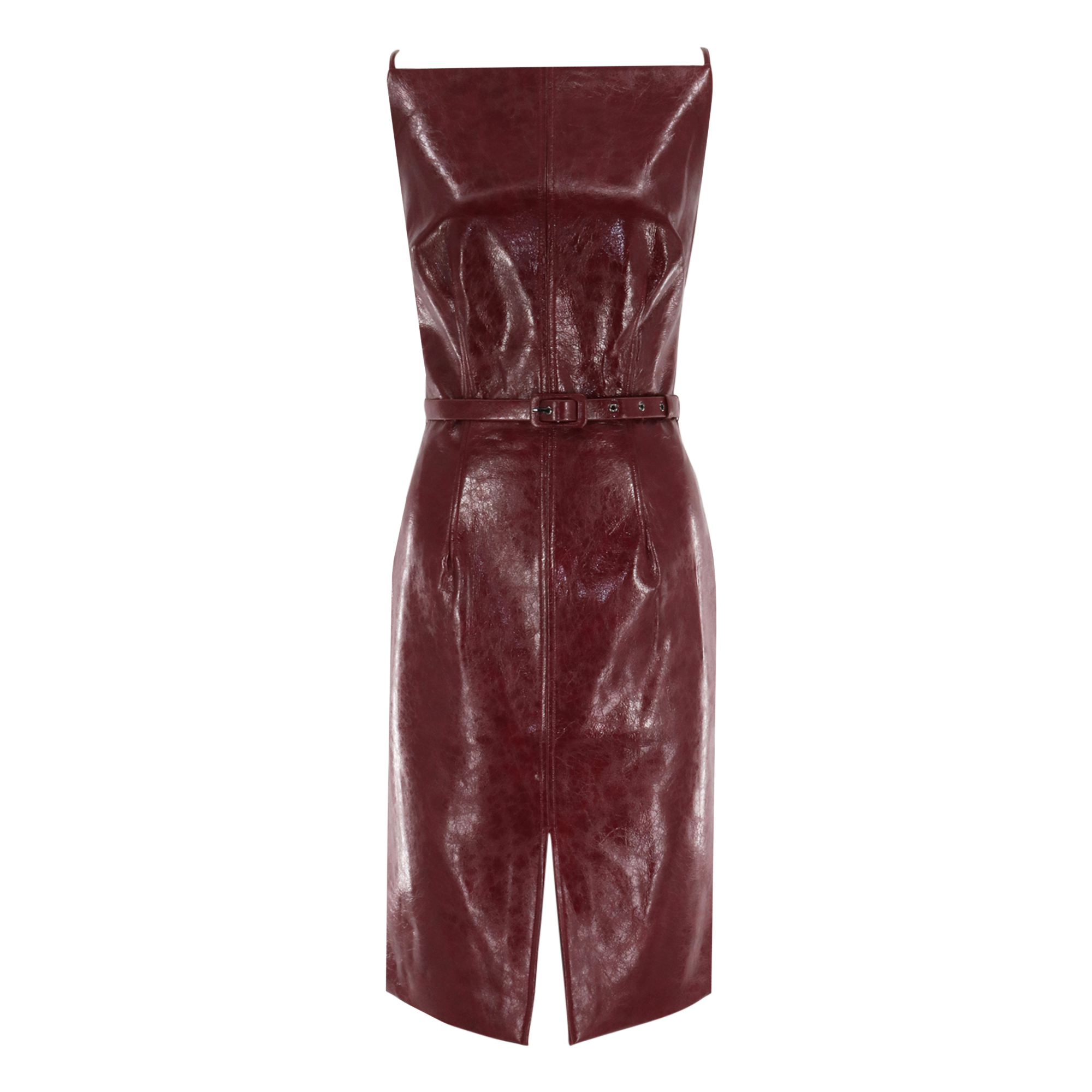 Zivana Bateau Vegan Leather Dress