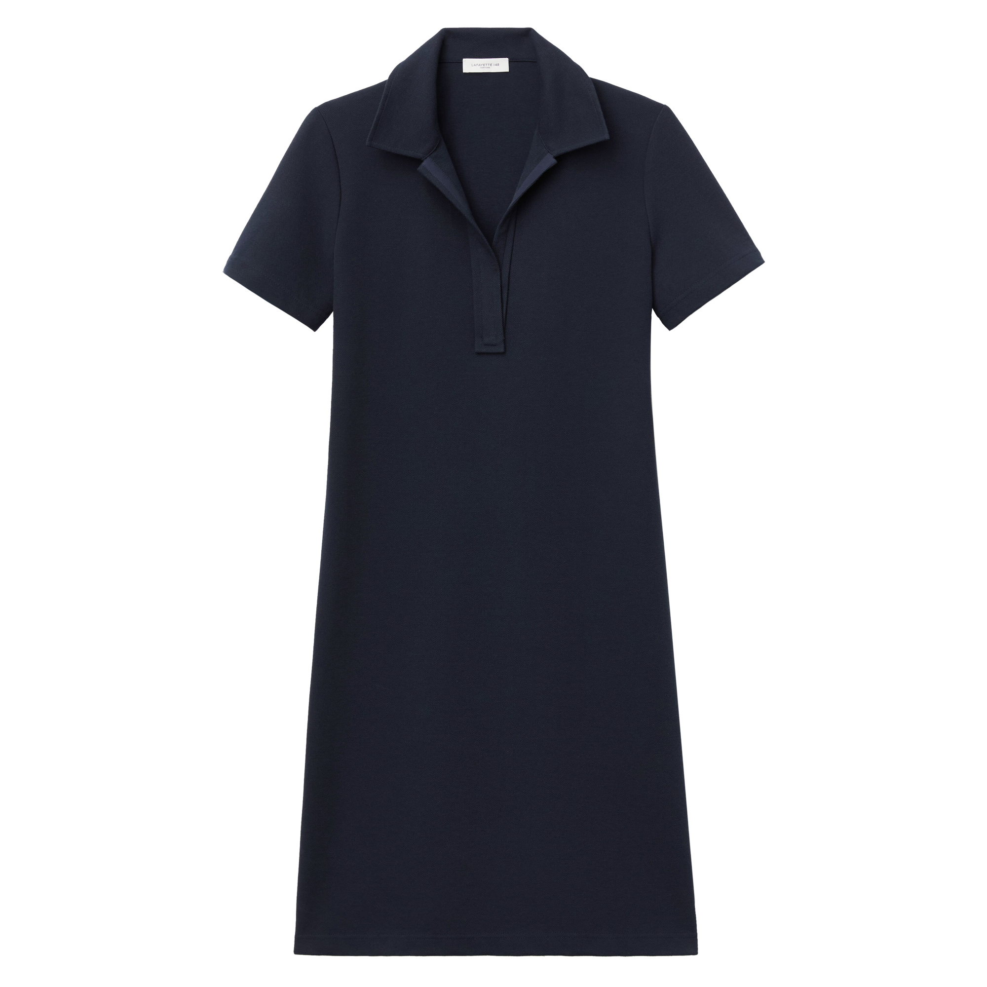 Short Sleeve Polo Mini Dress