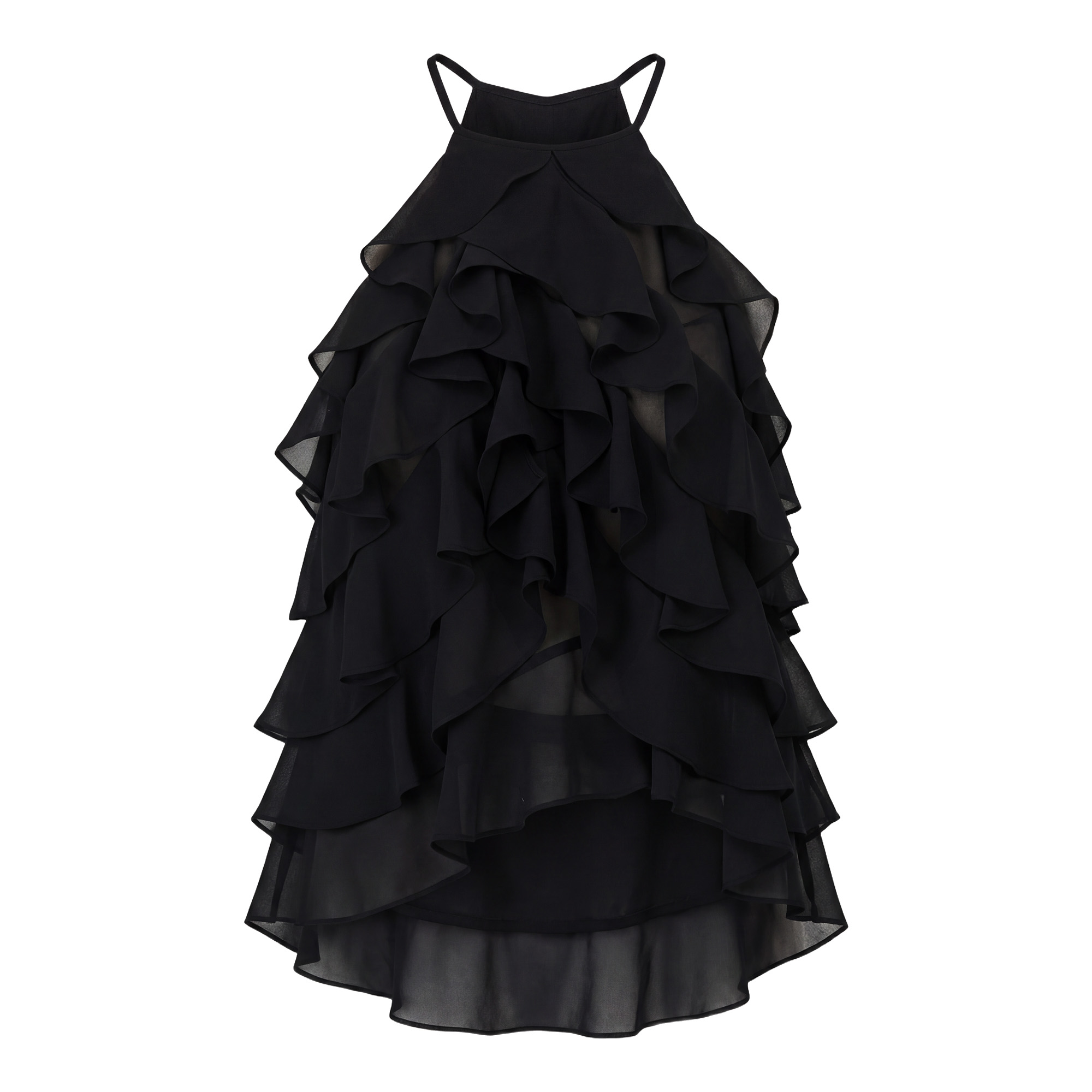 Iska Ruffle Halter Top