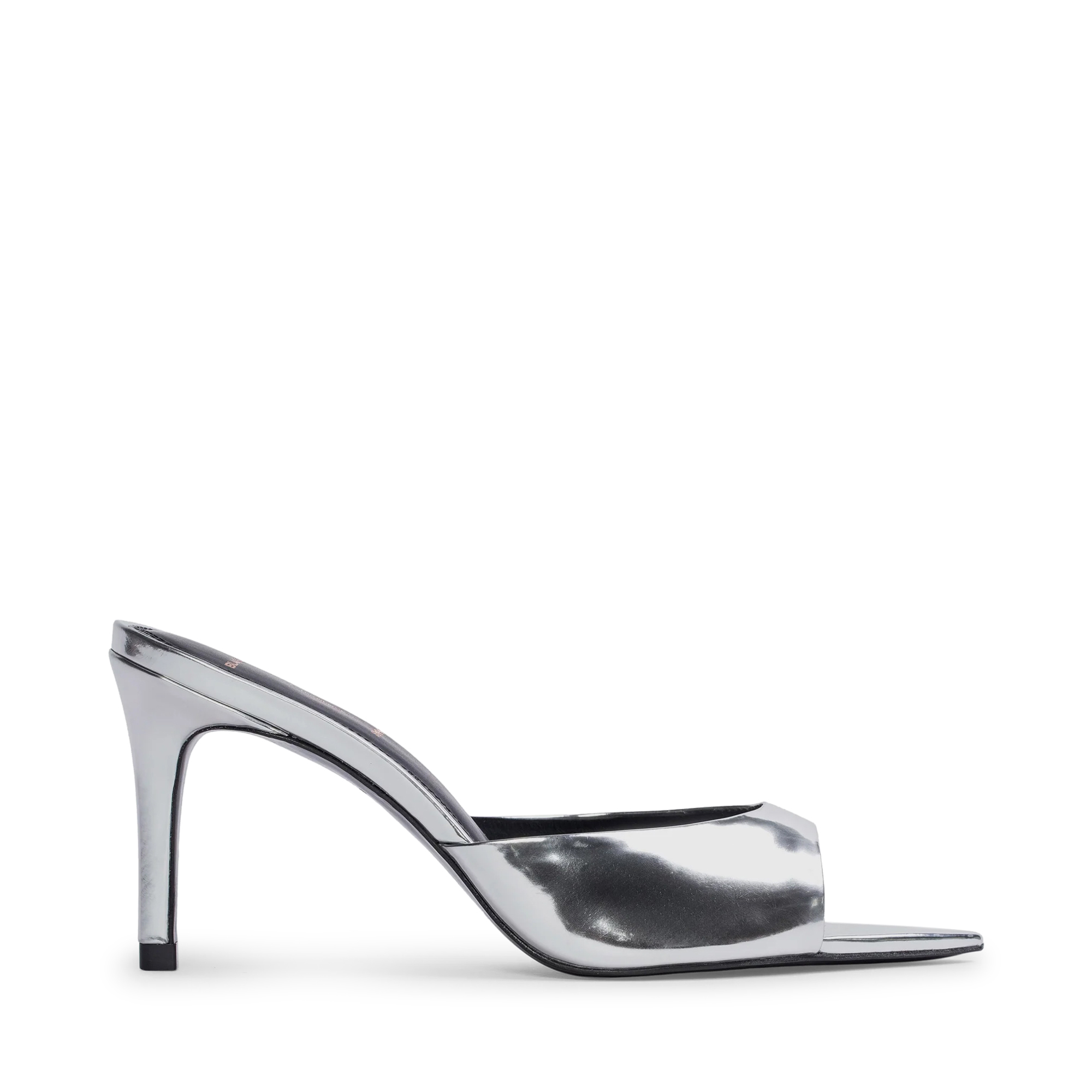Brea 80mm Metallic Leather Mule