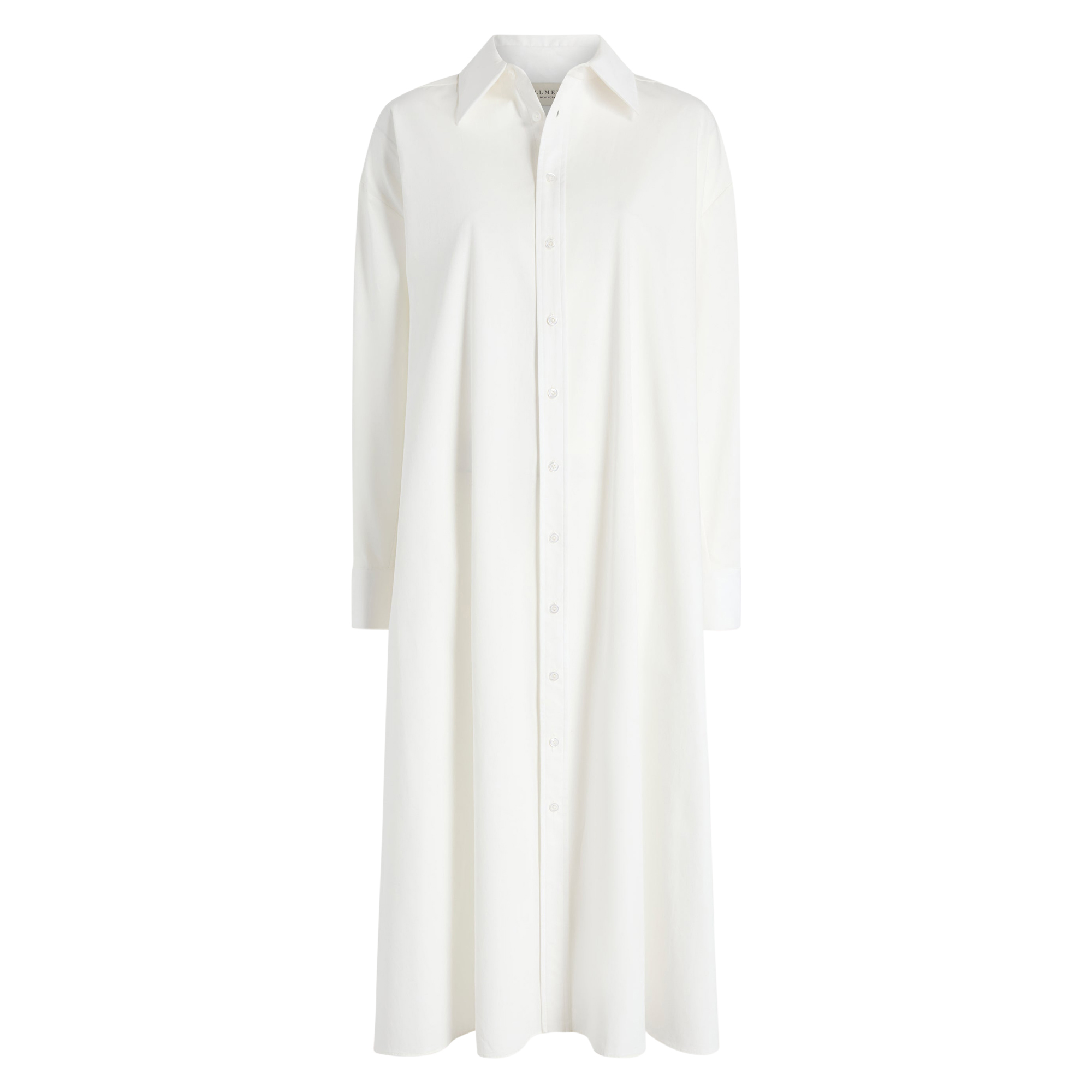 Bayla Long Sleeve Poplin Midi Shirt Dress