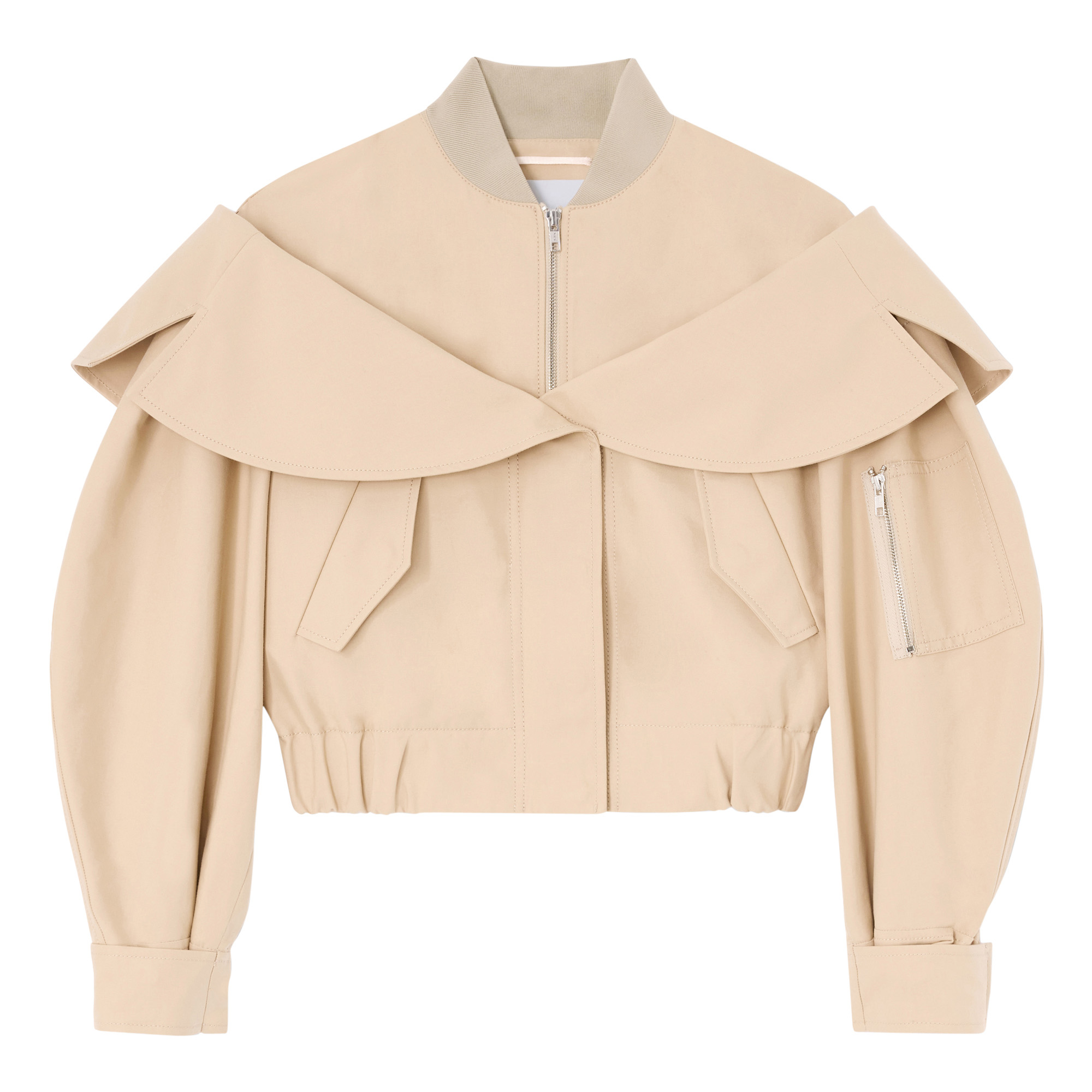 Double Cotton Bomber Jacket