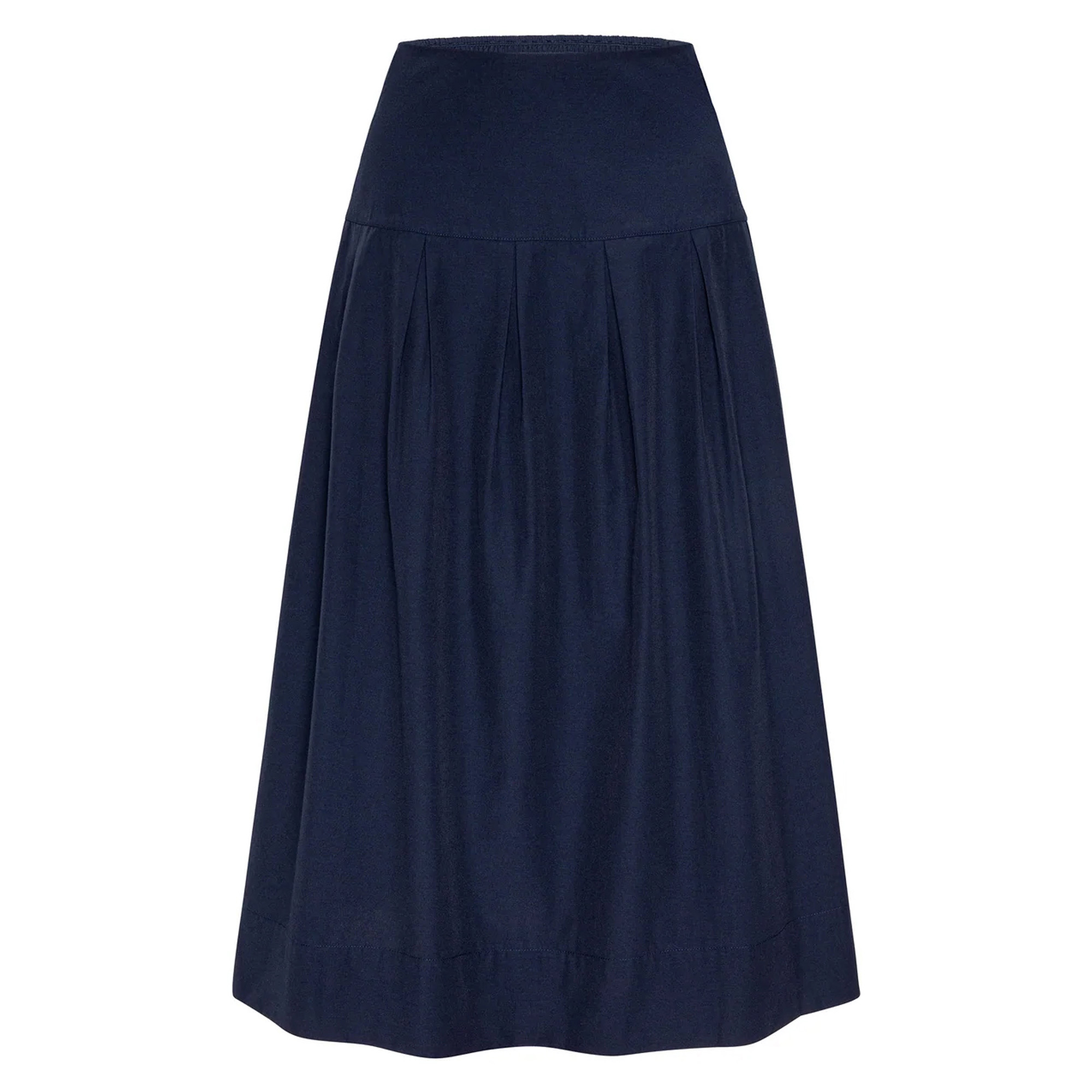 The Margot Pleated Midi Skirt