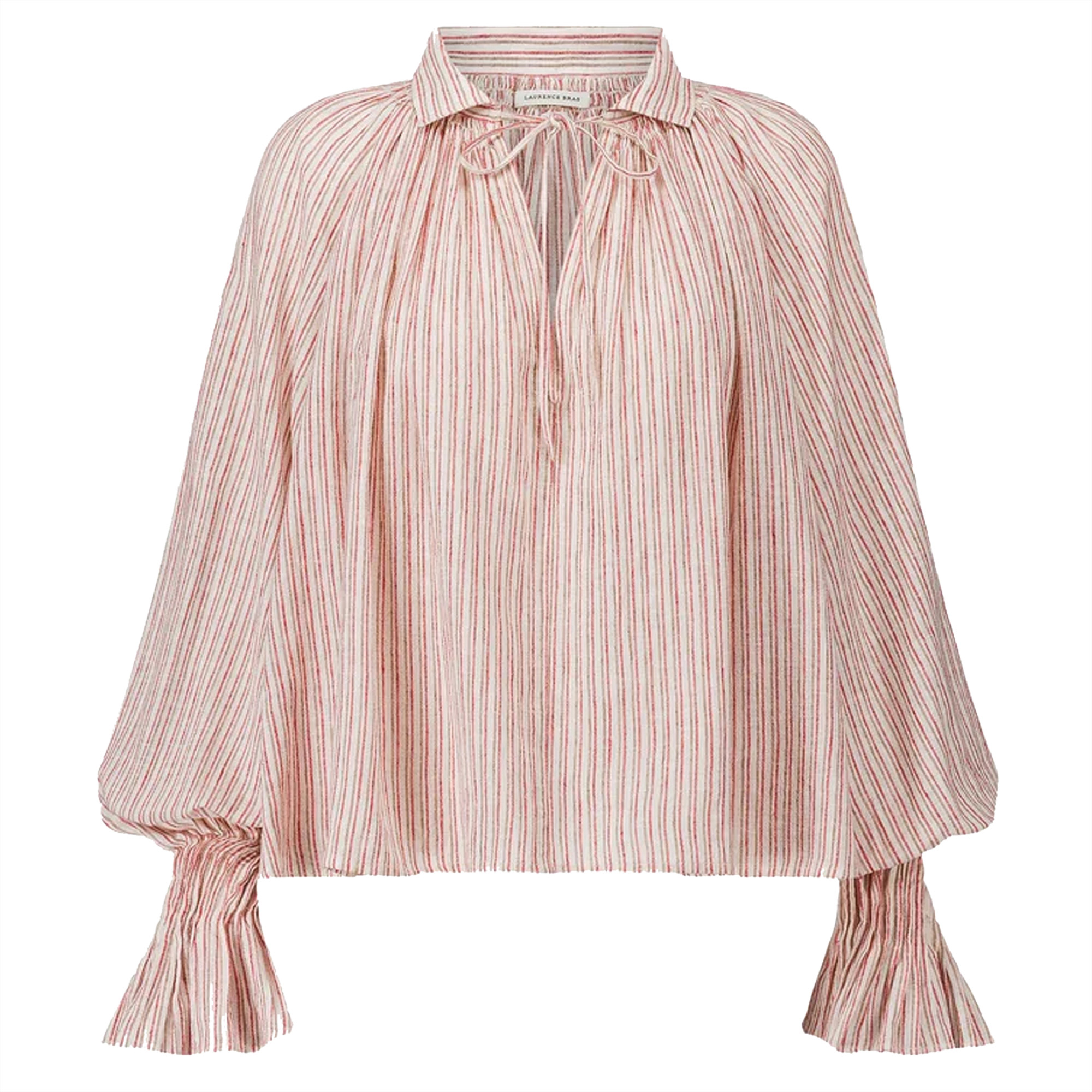 Wheela Long Sleeve High Collar Blouse