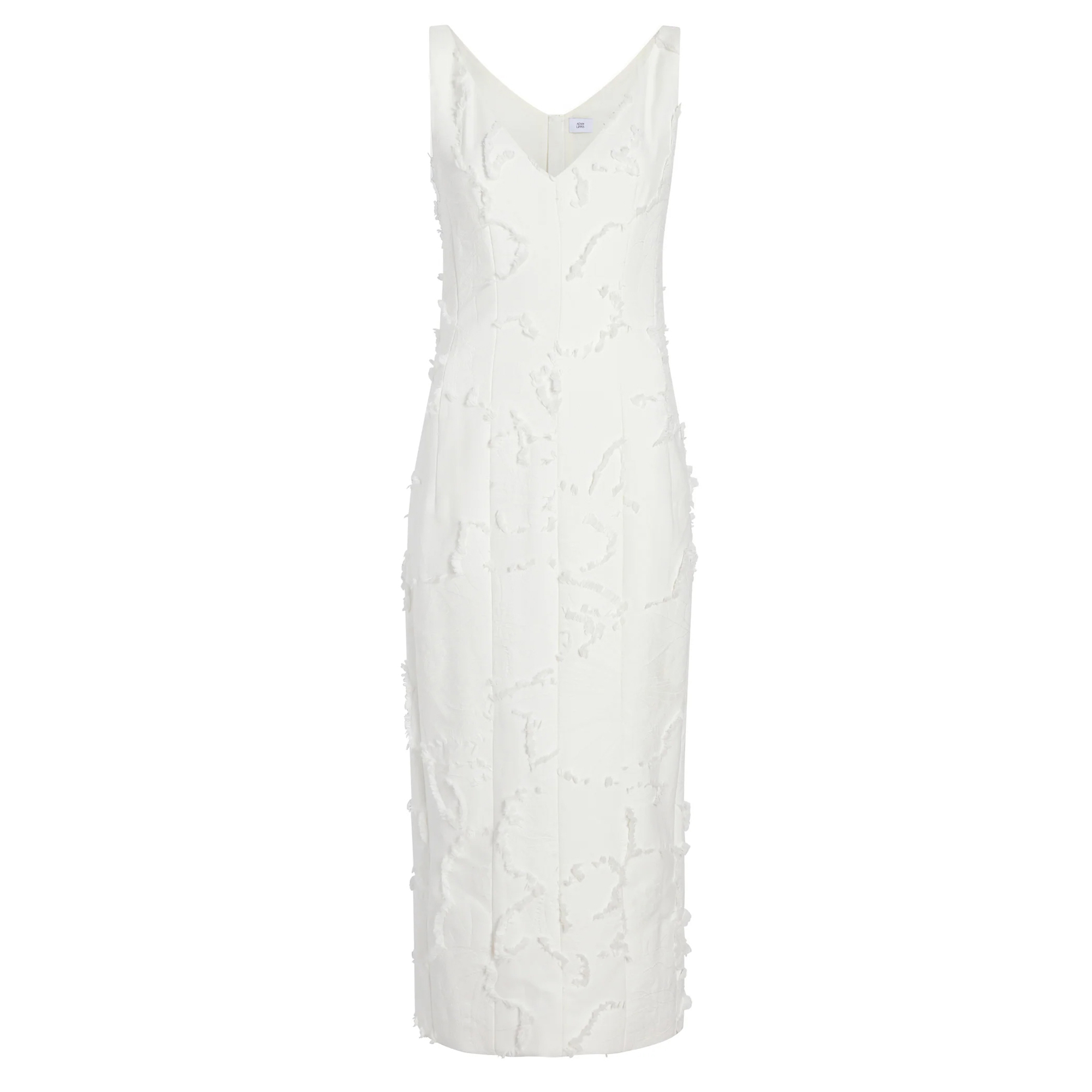 Willa Sleeveless Midi Dress In Cotton Fil Coupe