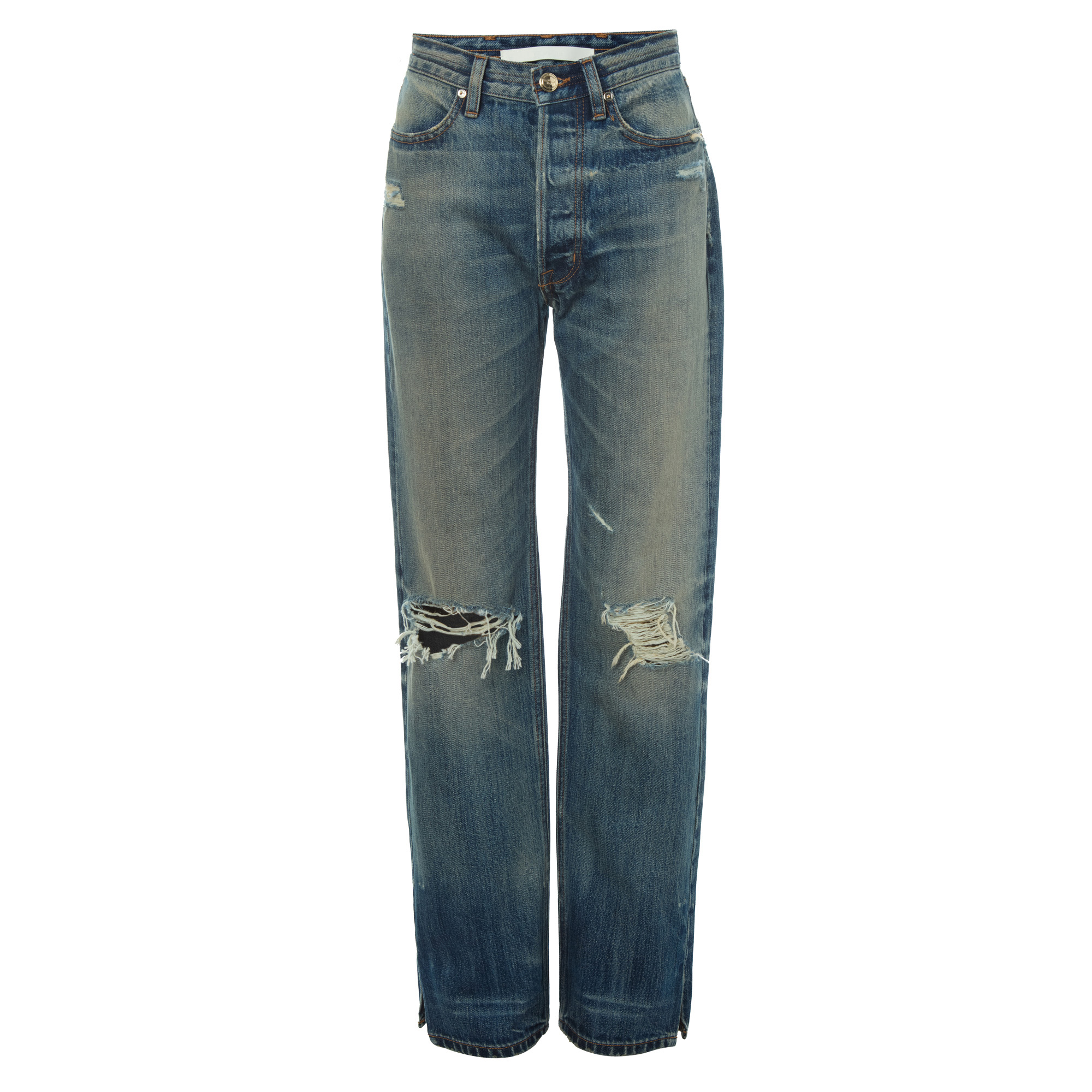 The Agnes Mid Rise Slim Straight-Leg Jean