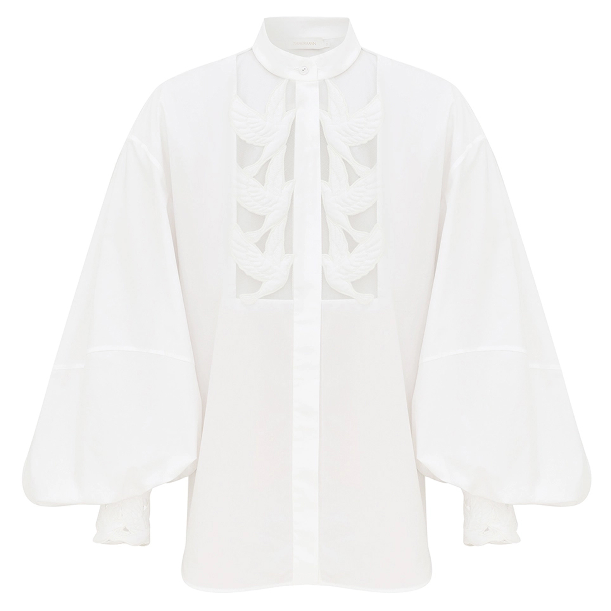 Luna Long Sleeve Applique Blouse