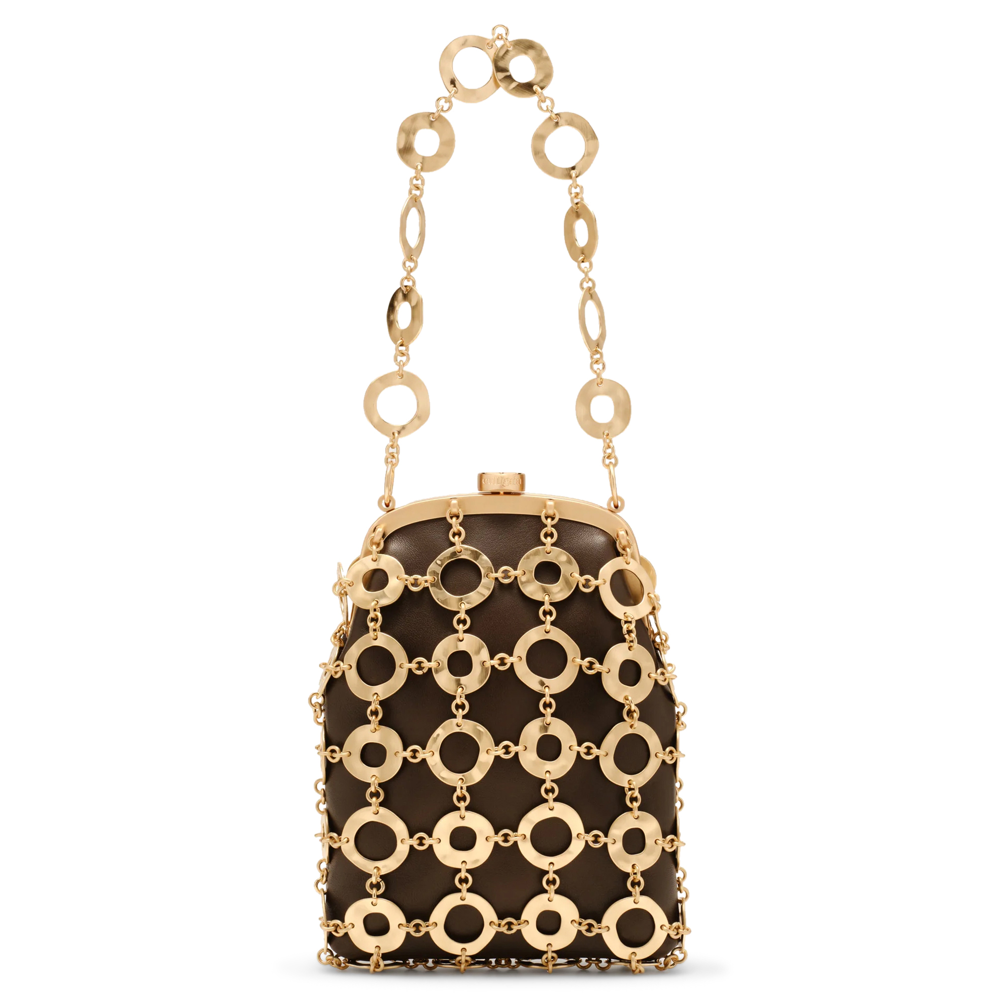 Brielle Caged Overlay Wristlet