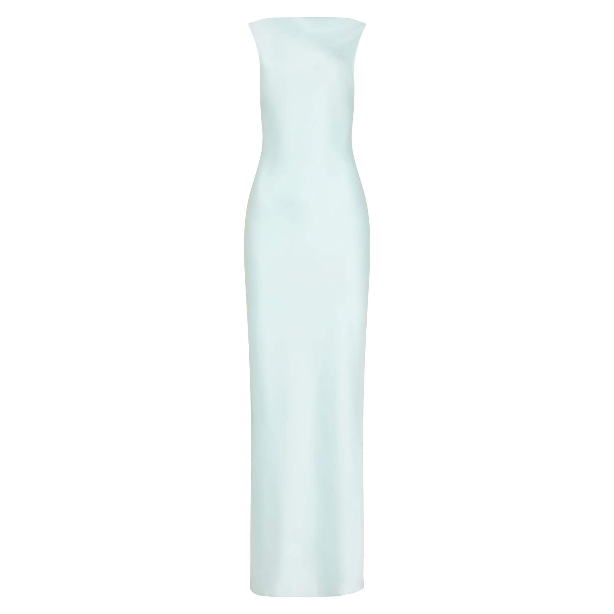 Roslyn Sleeveless Cowl Neck Satin Gown