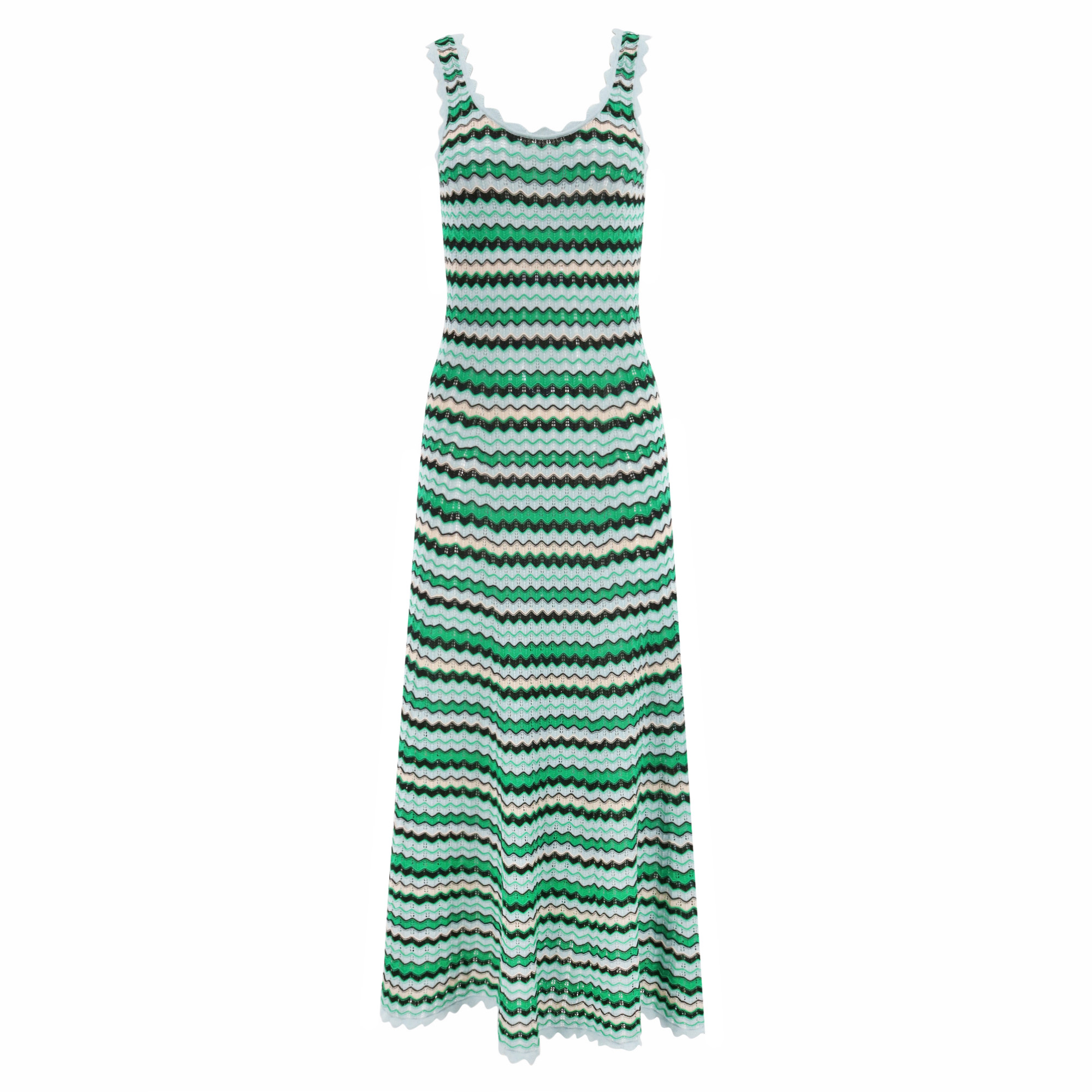 Livia Sleeveless Knit Scoopneck Maxi Dress