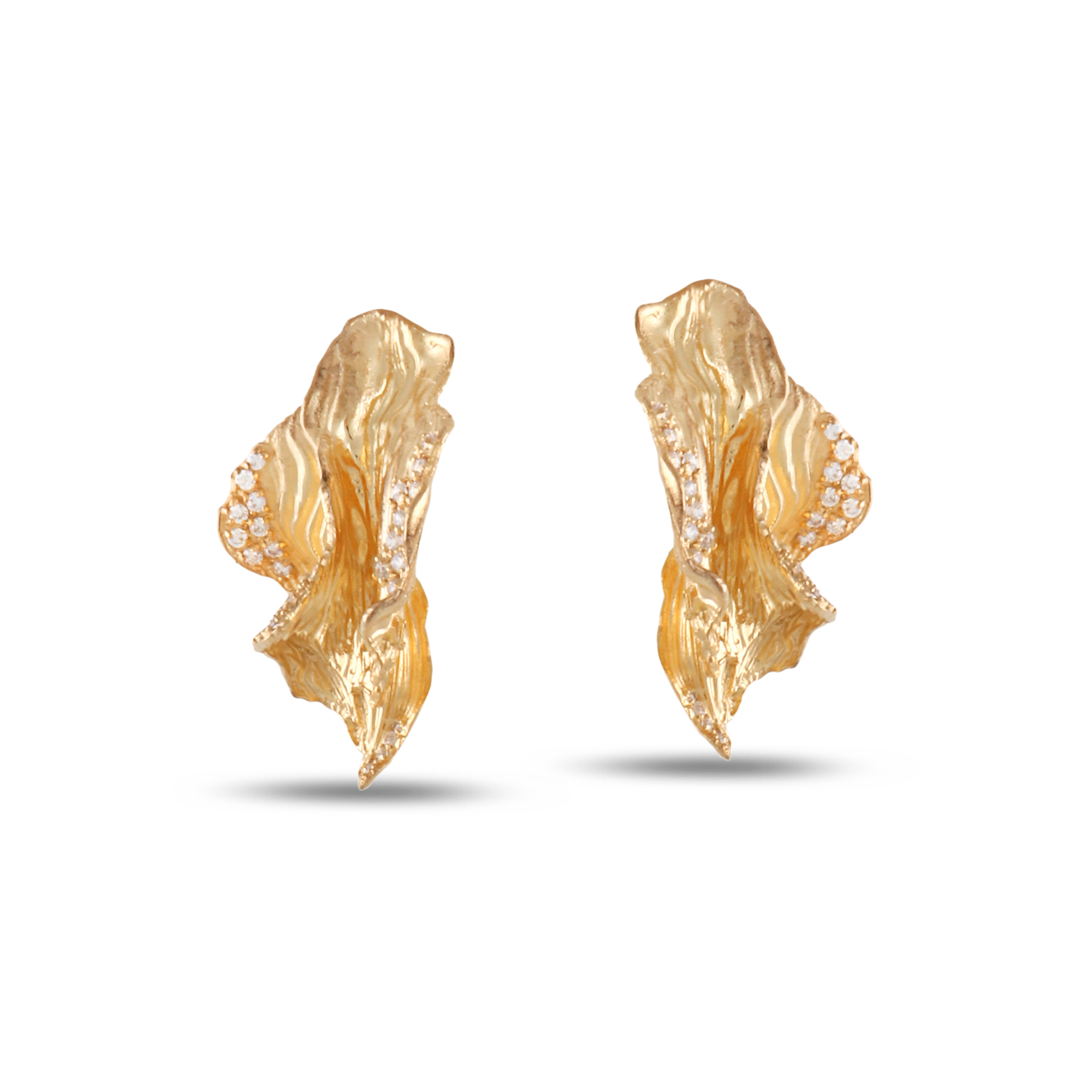 Textured Rose Studs