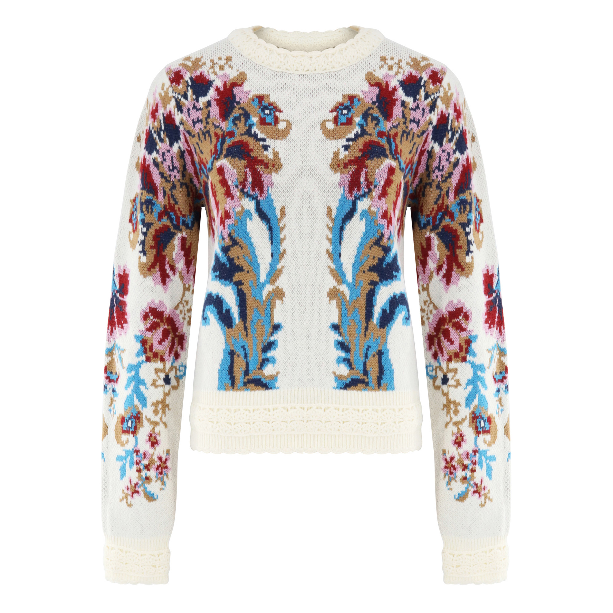 Arabesque Knit Sweatshirt