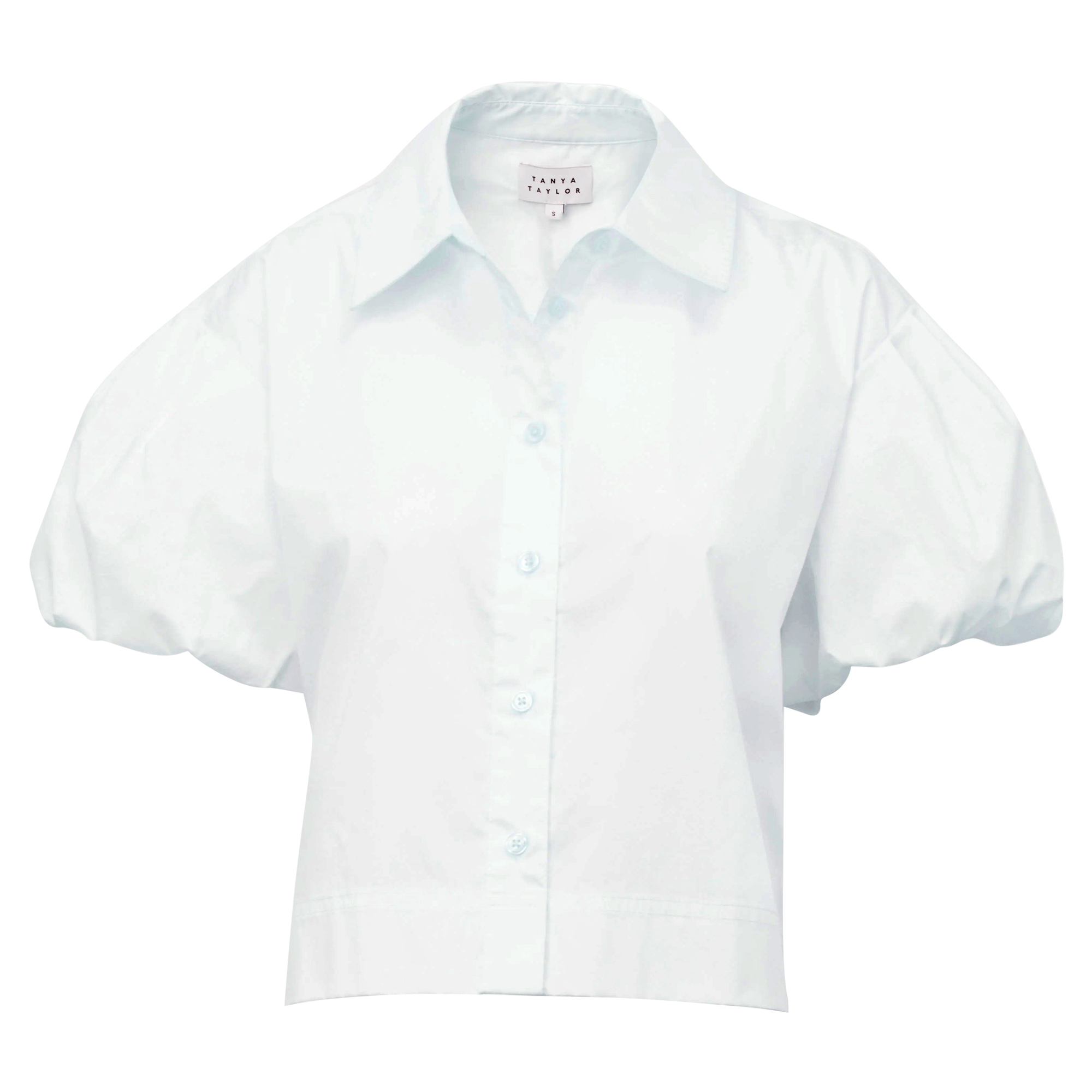 Elza Short Sleeve Poplin Button-Up Shirt