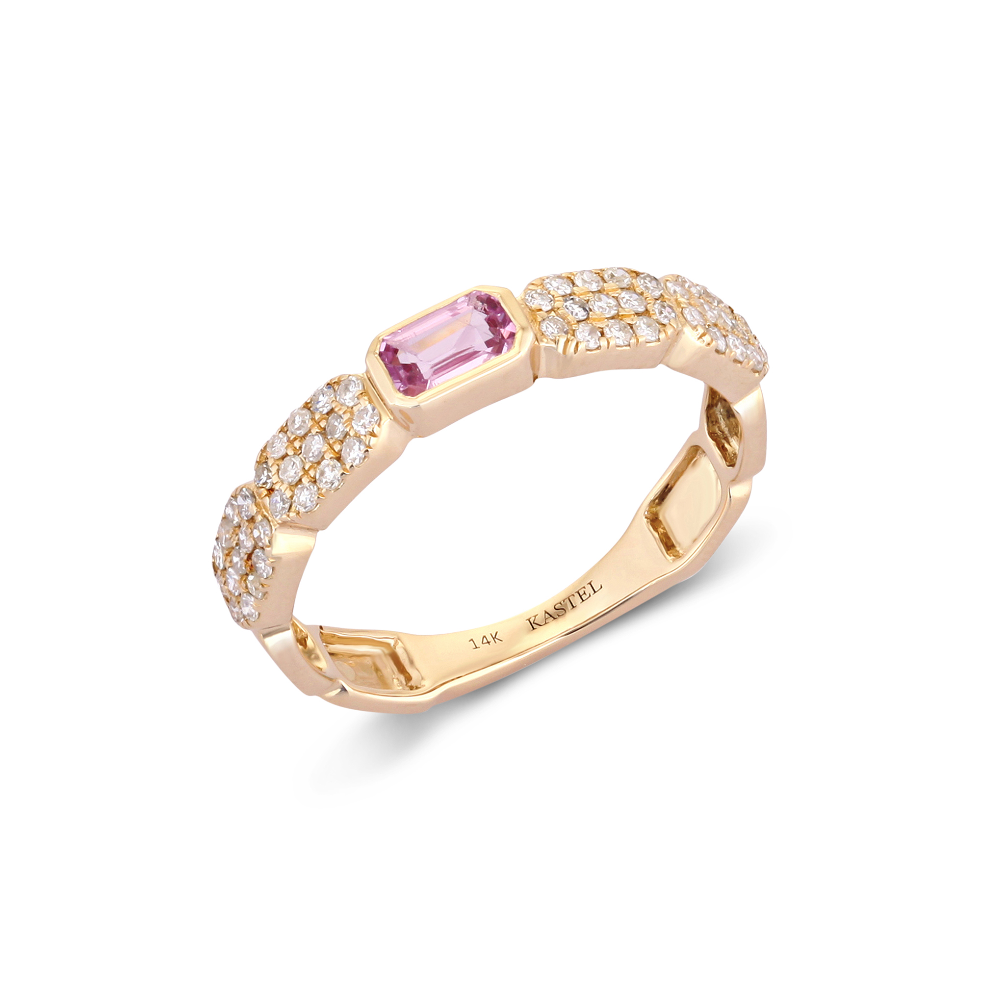 Chemin Pink Diamond Ring