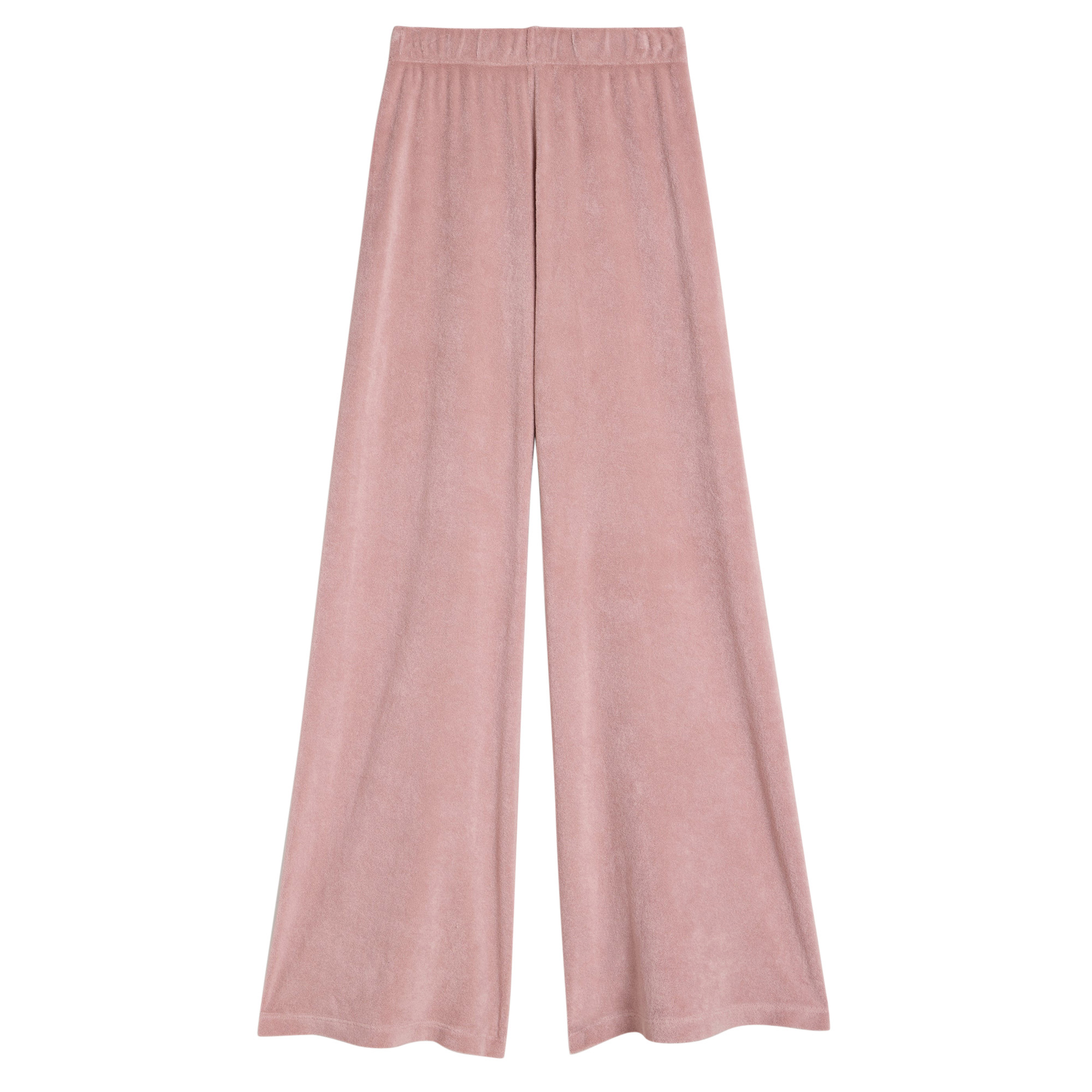 Lito Low-Rise Terrycloth Flare Pants
