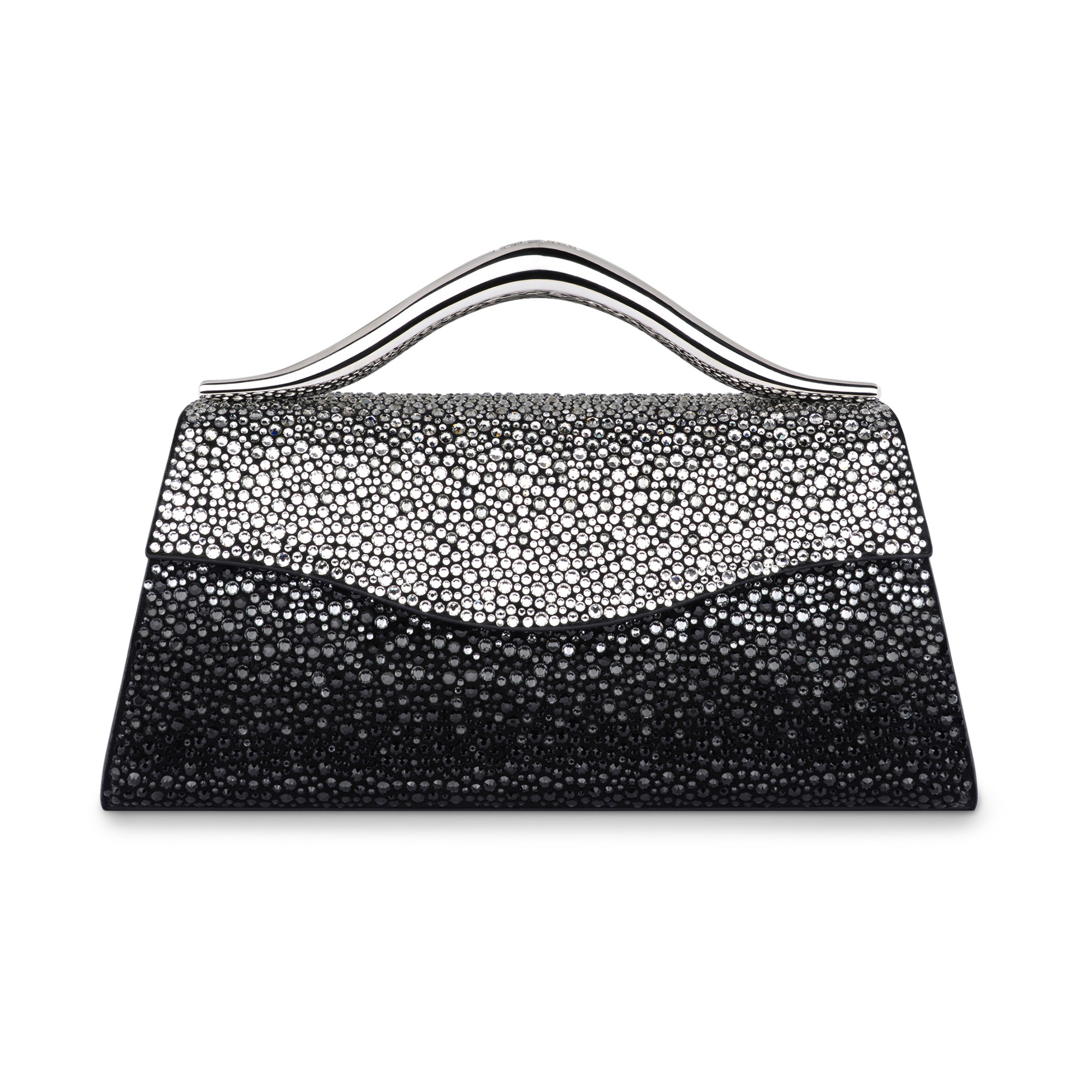 The Petit Wave Ombre Swarovski Crystal Top Handle Bag