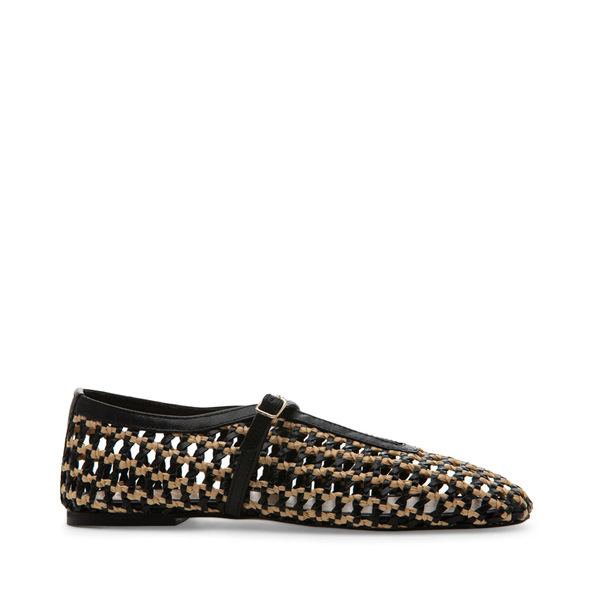 Izabel Raffia Mary Jane Flat