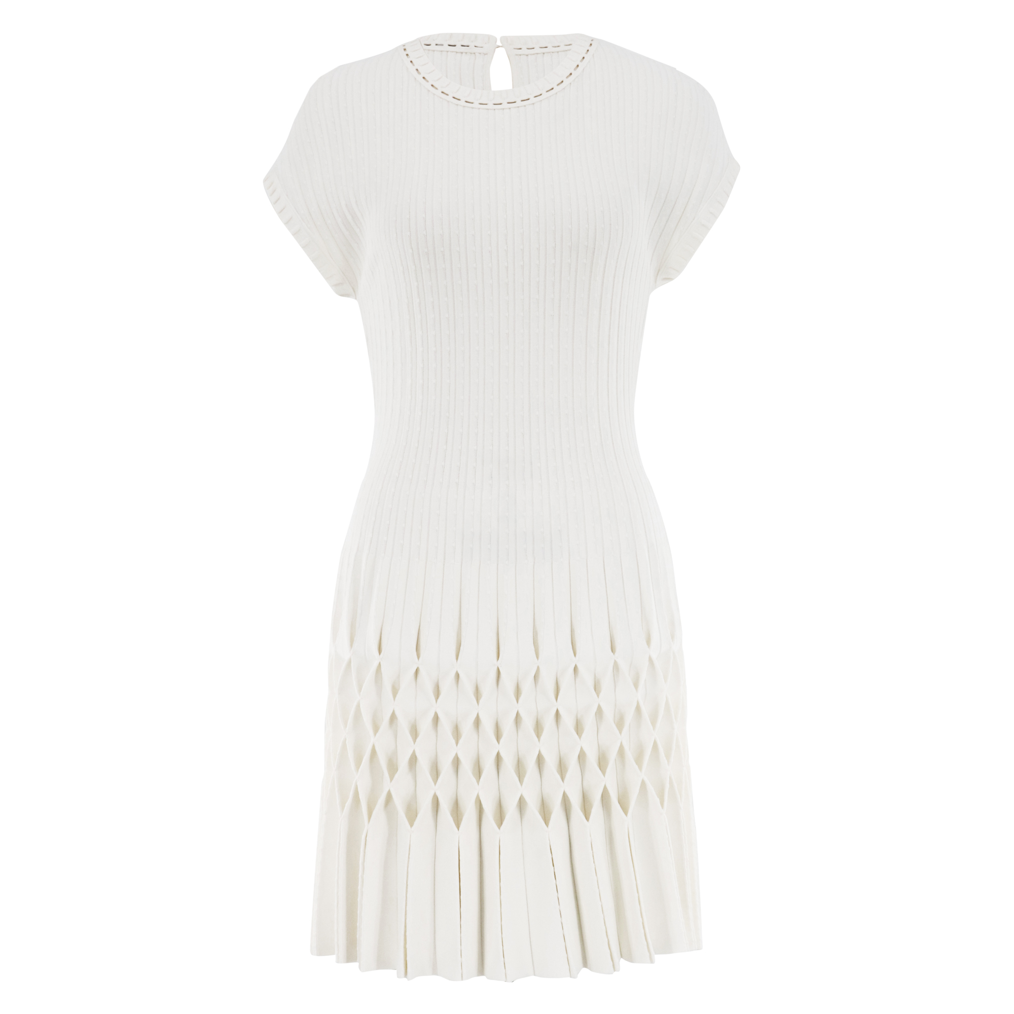Dalia Pleated Knit Dress