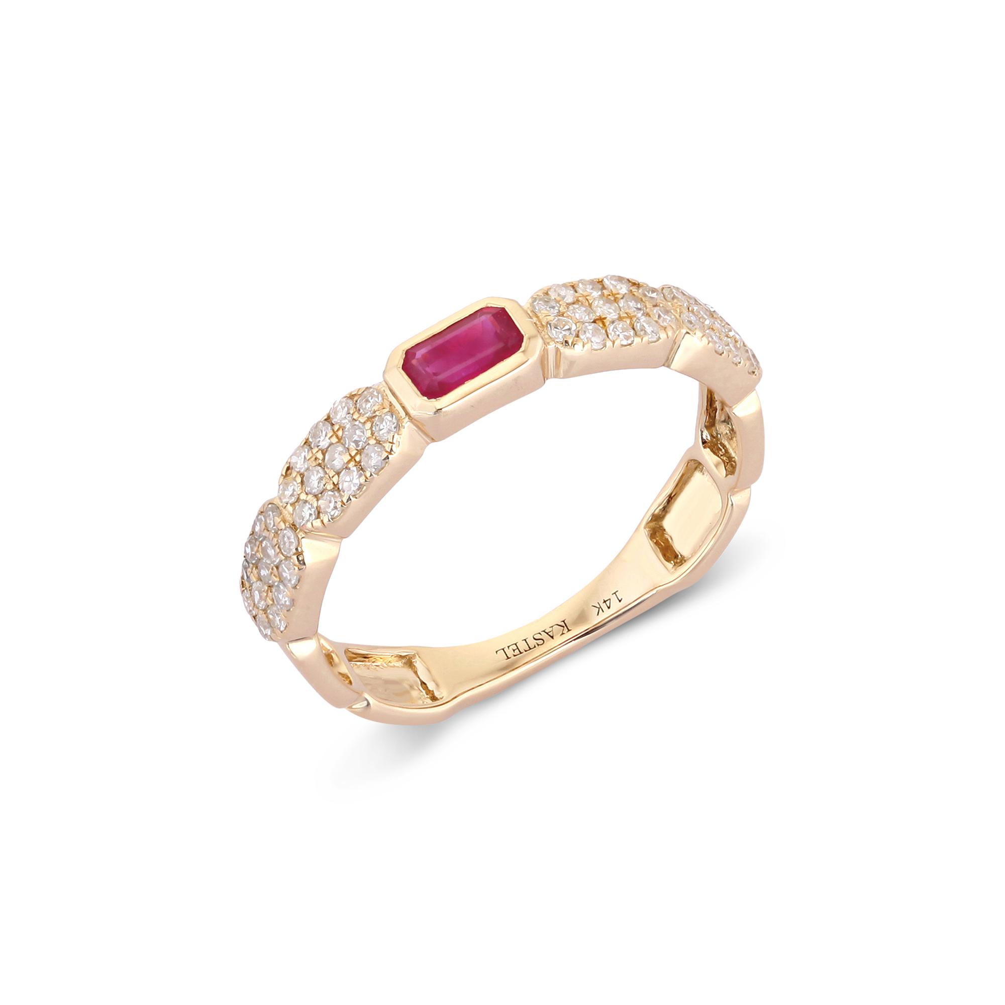 Chemin Ruby Diamond Ring