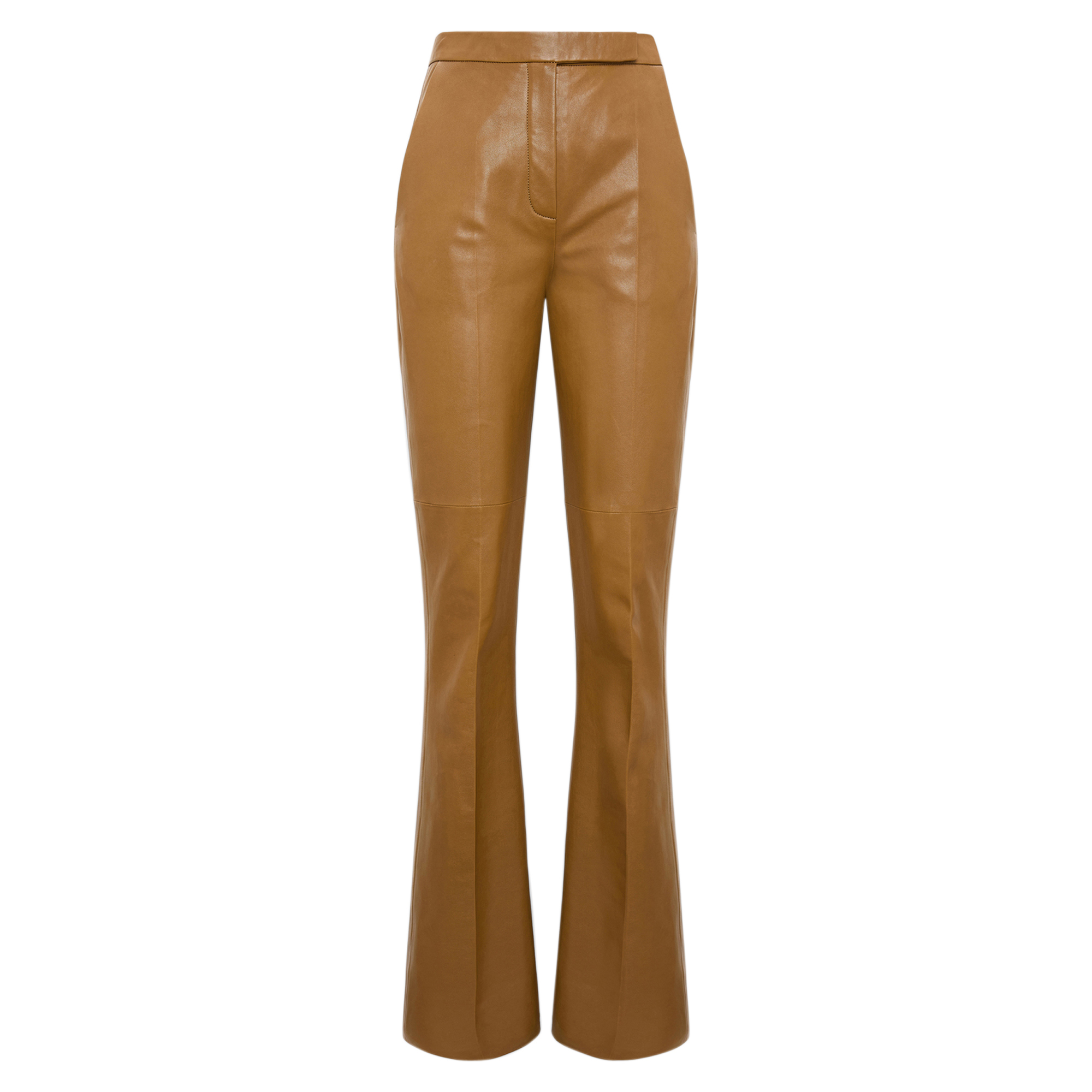 Sleek Statement Pants In Lamb Leather