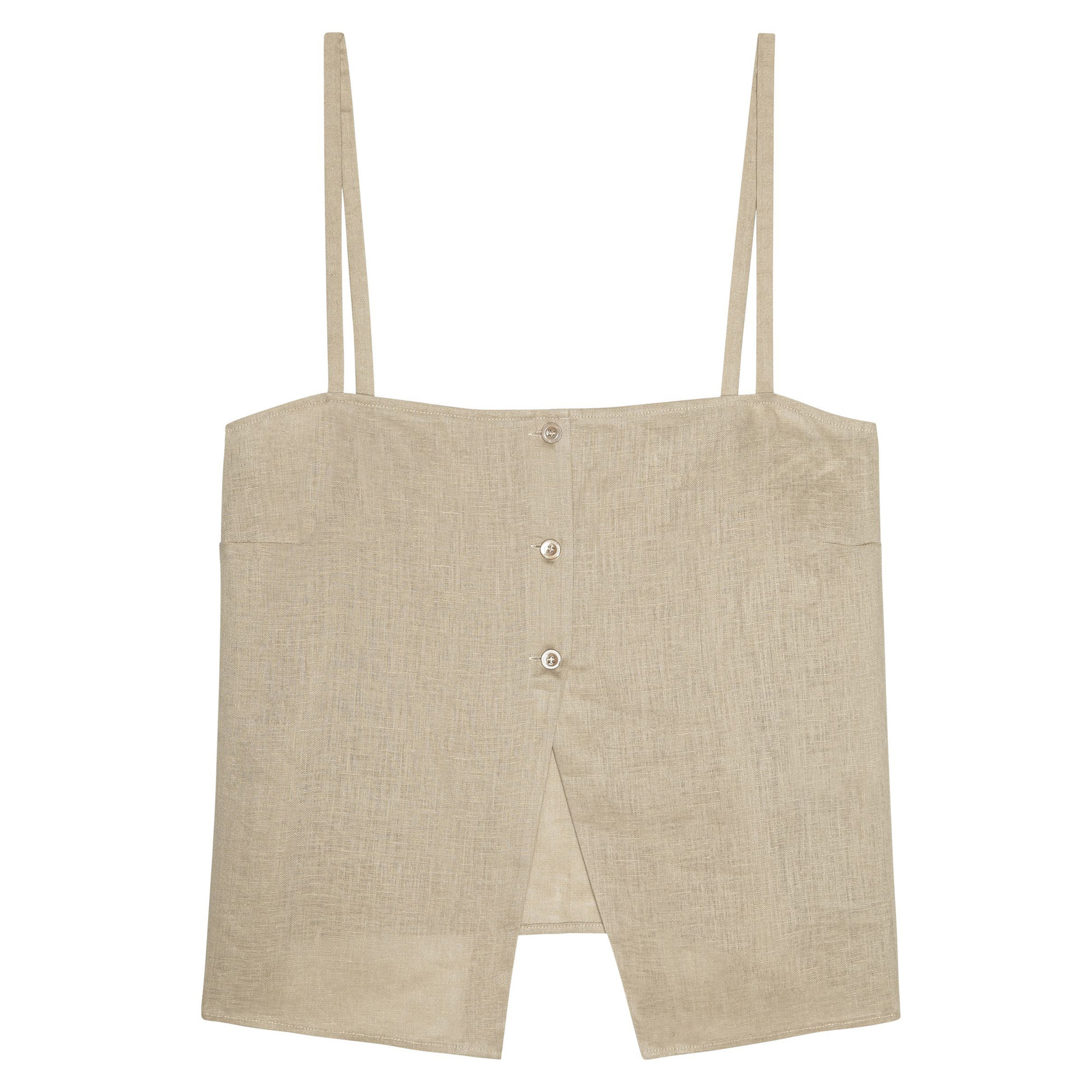 The Linen Button Cami