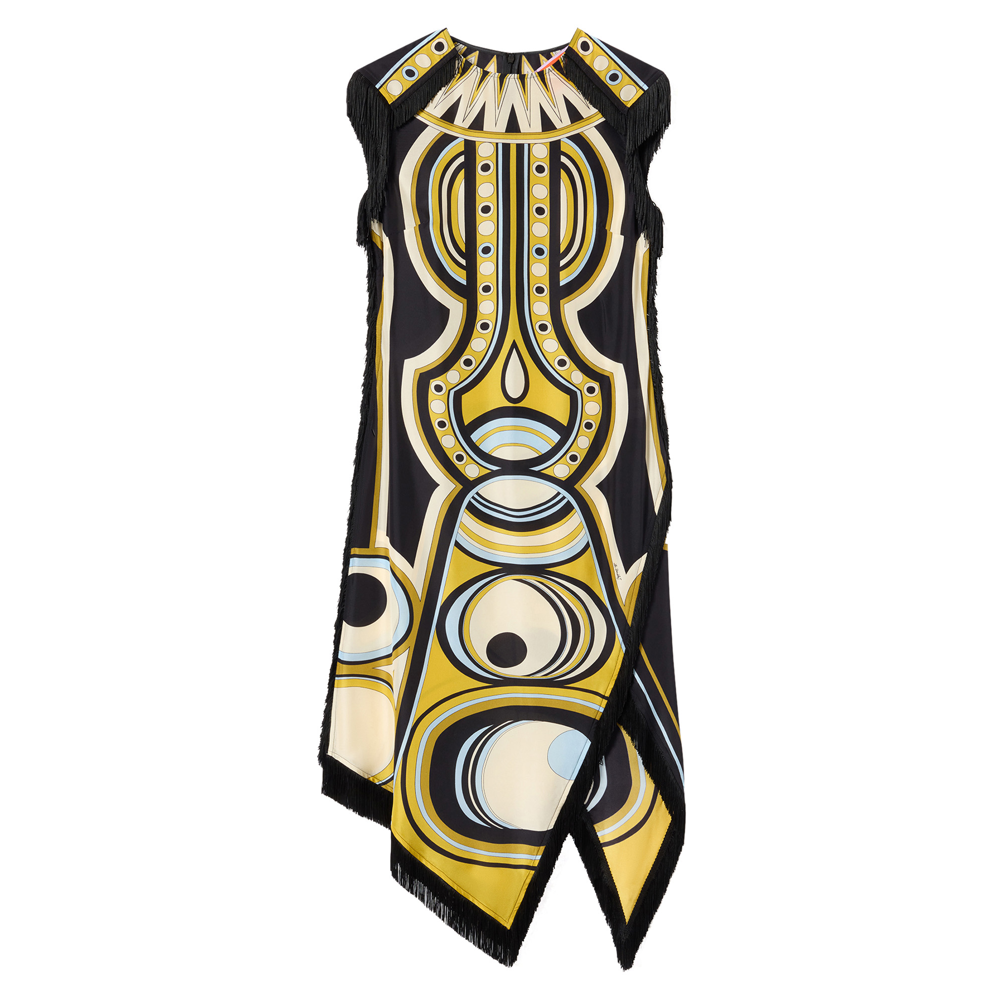Cap Sleeve Midi Scarf Dress