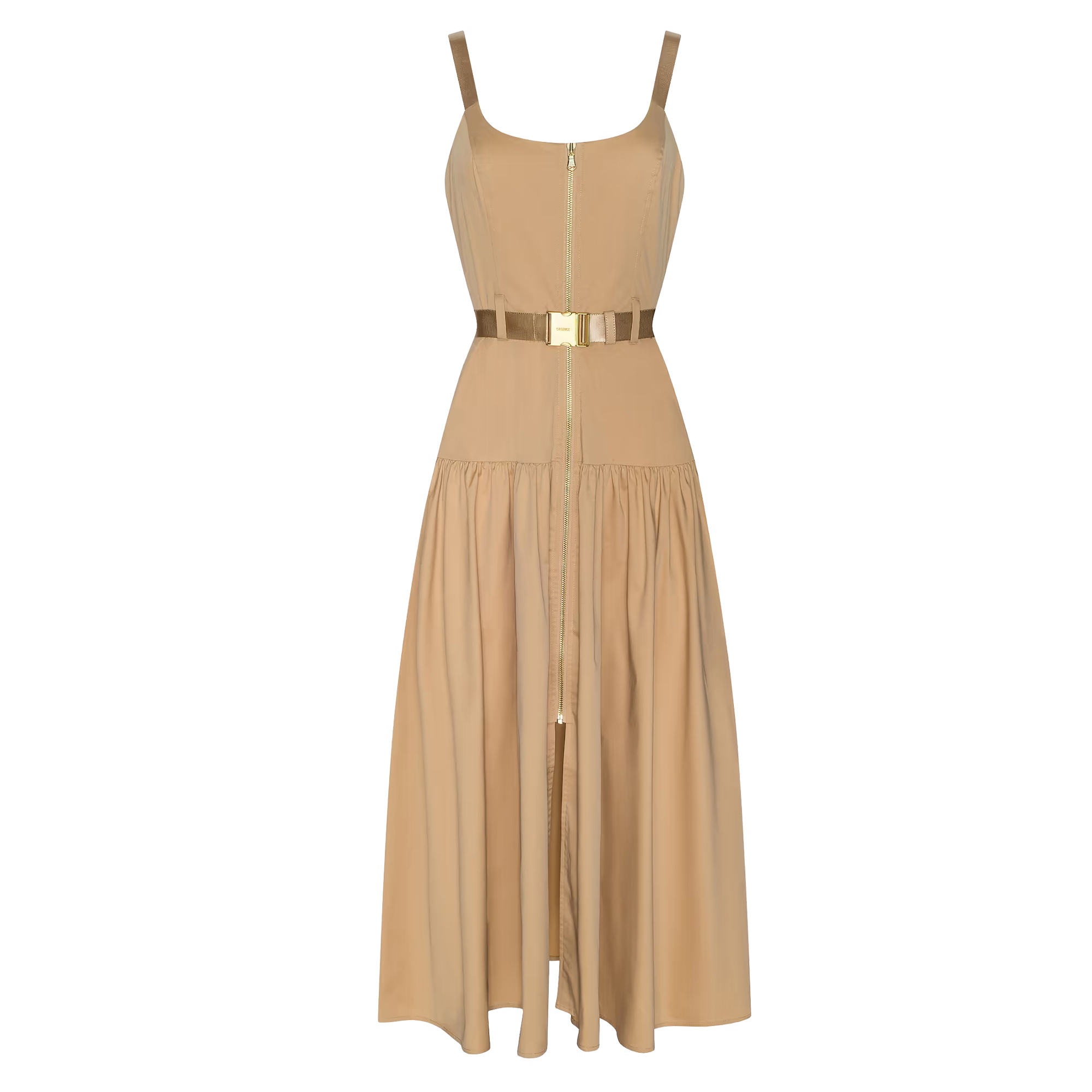 Rima Sleeveless Belted Maxi Dress