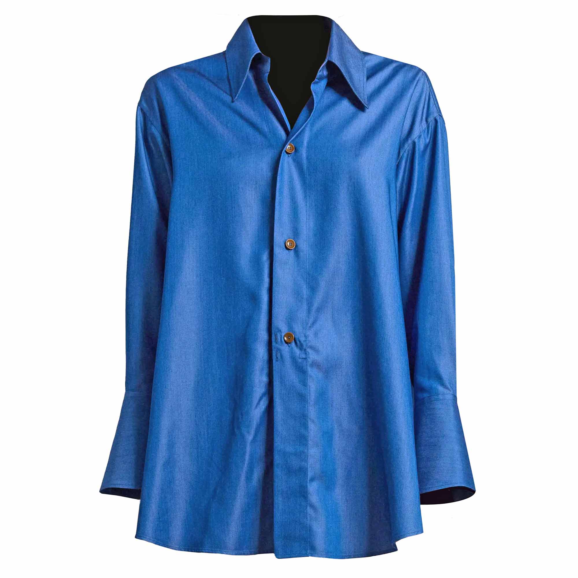 Drift Long Sleeve Denim Wrap Shirt