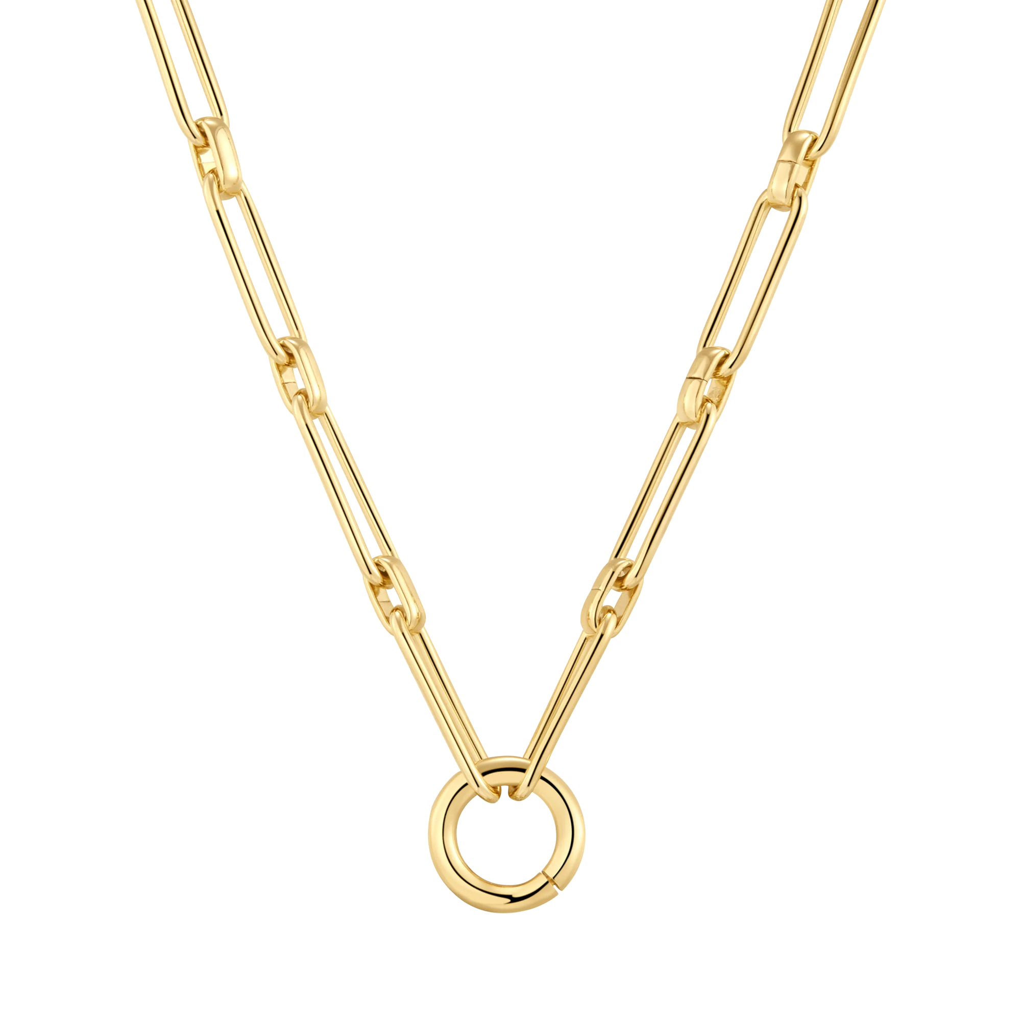 Callie Paperclip Chain Necklace