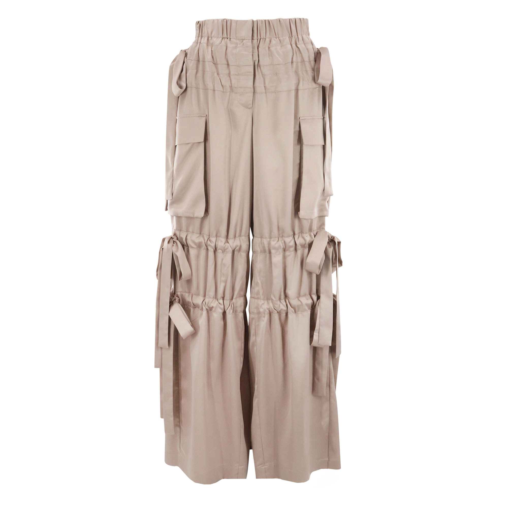 Odin Satin Parachute Trouser With Cargo Pockets