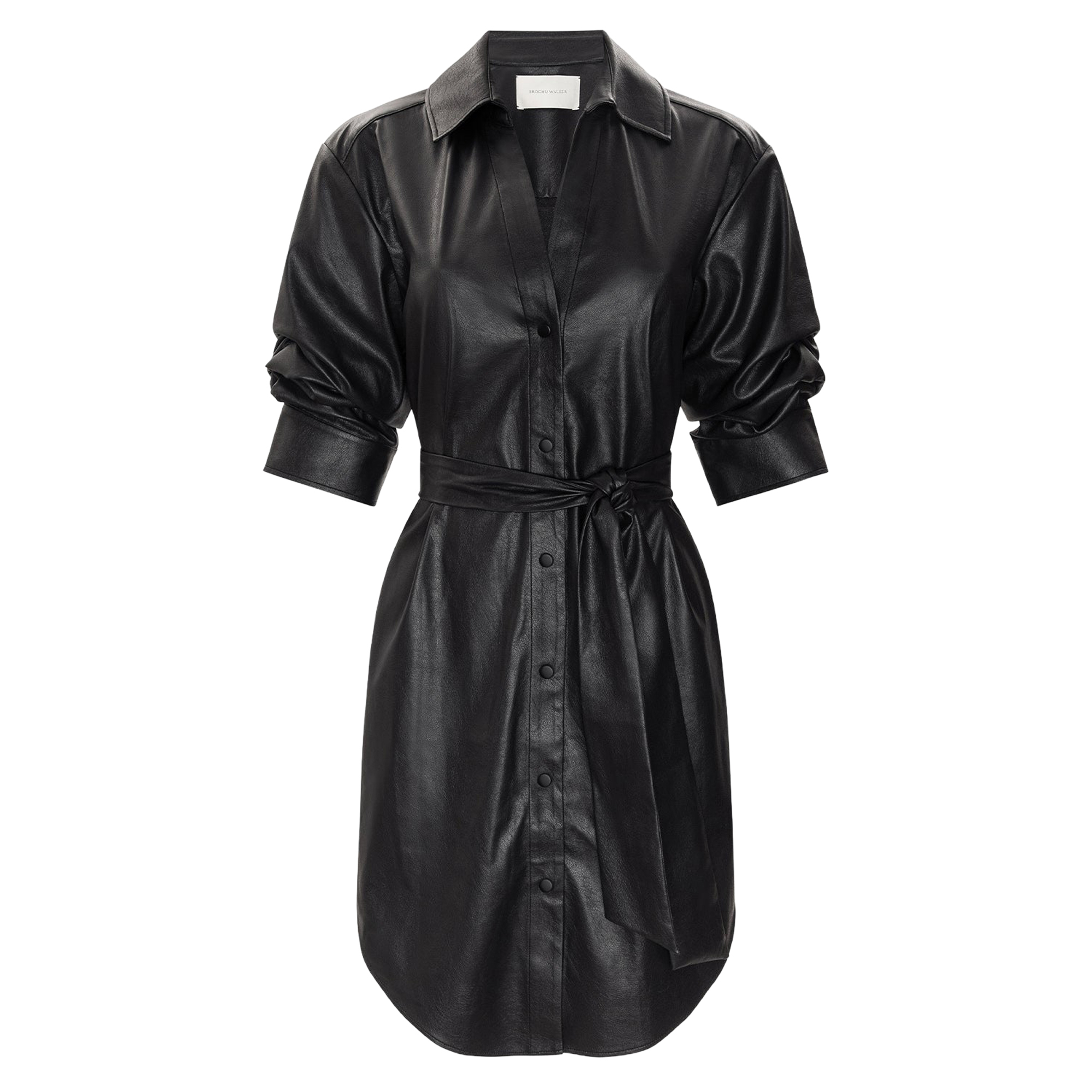 The Pia Vegan Leather Dress
