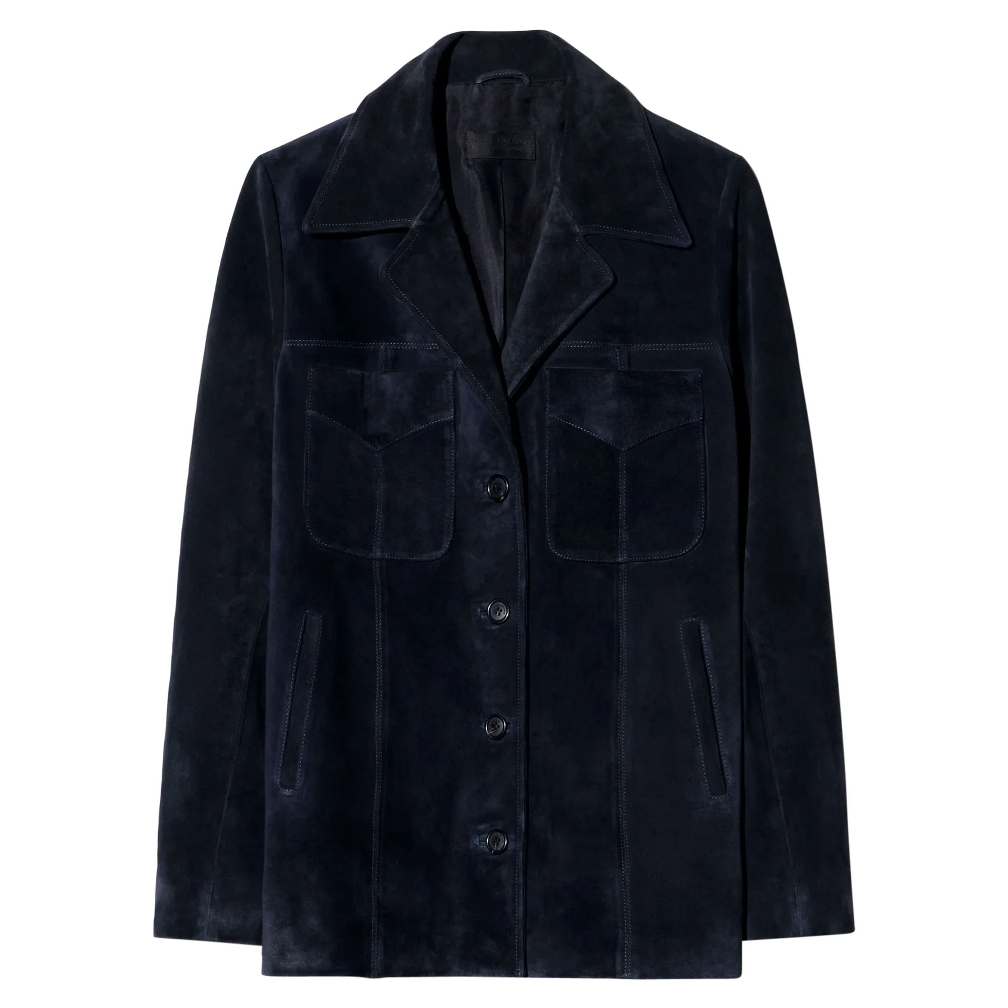 Dominic Suede Front Pocket Jacket