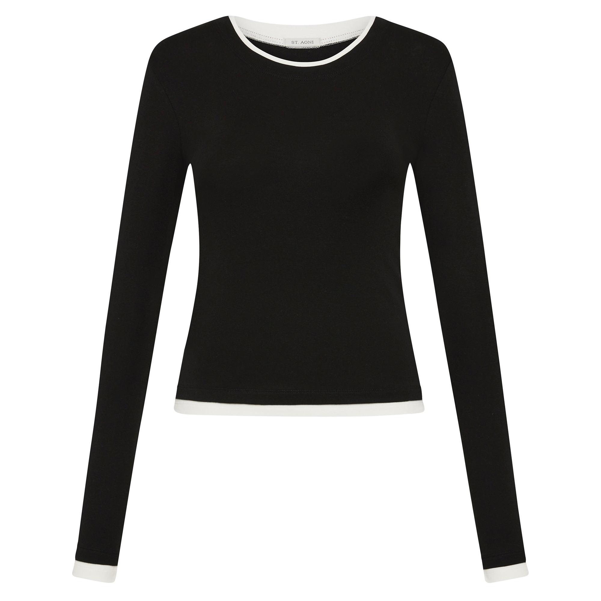 Cotton Layered Long Sleeve Top