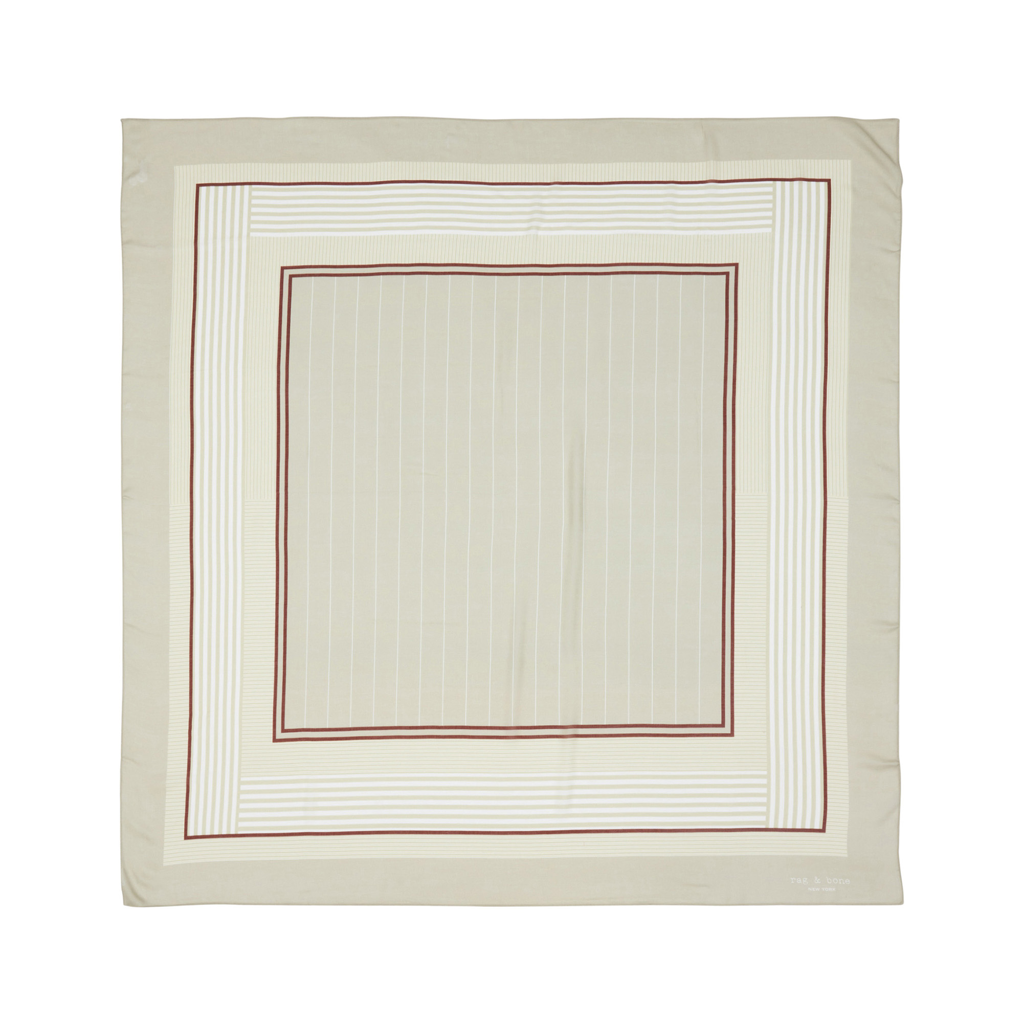 Pinstripe Square Scarf