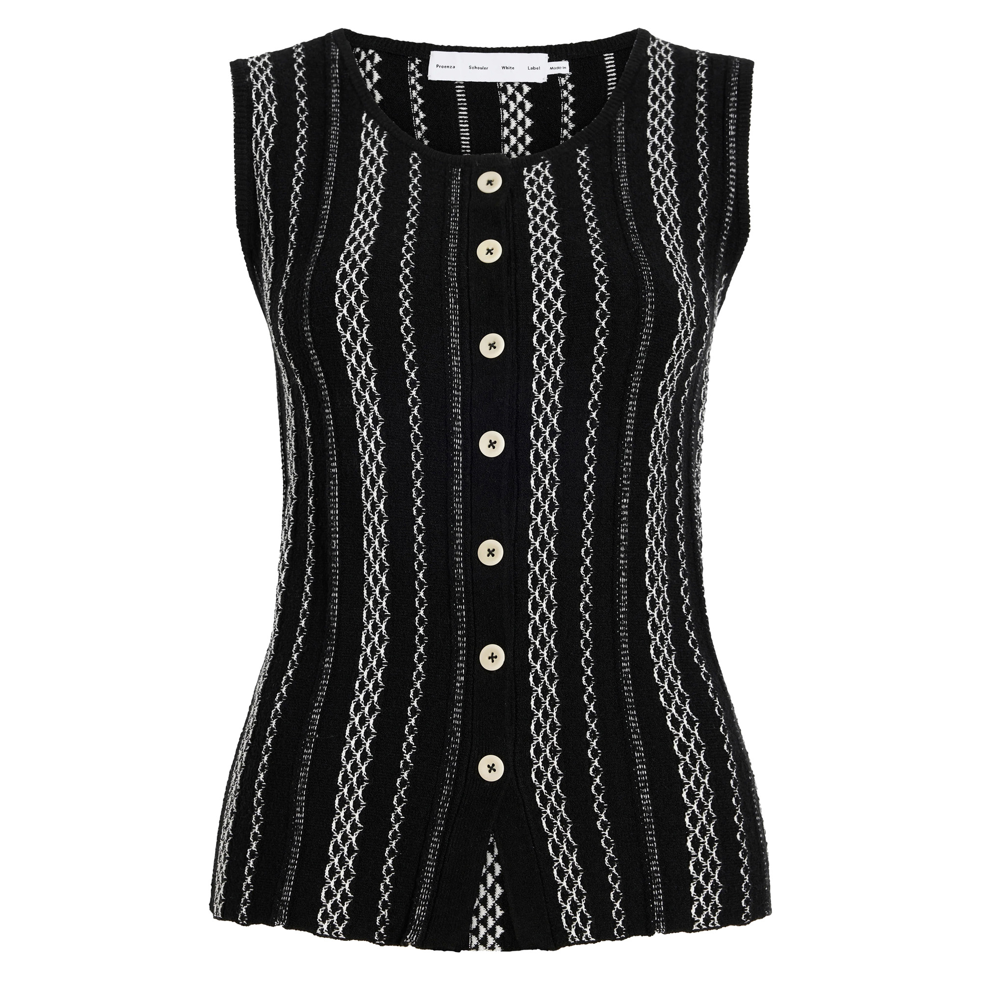 Alyna Vest In Textured Knit