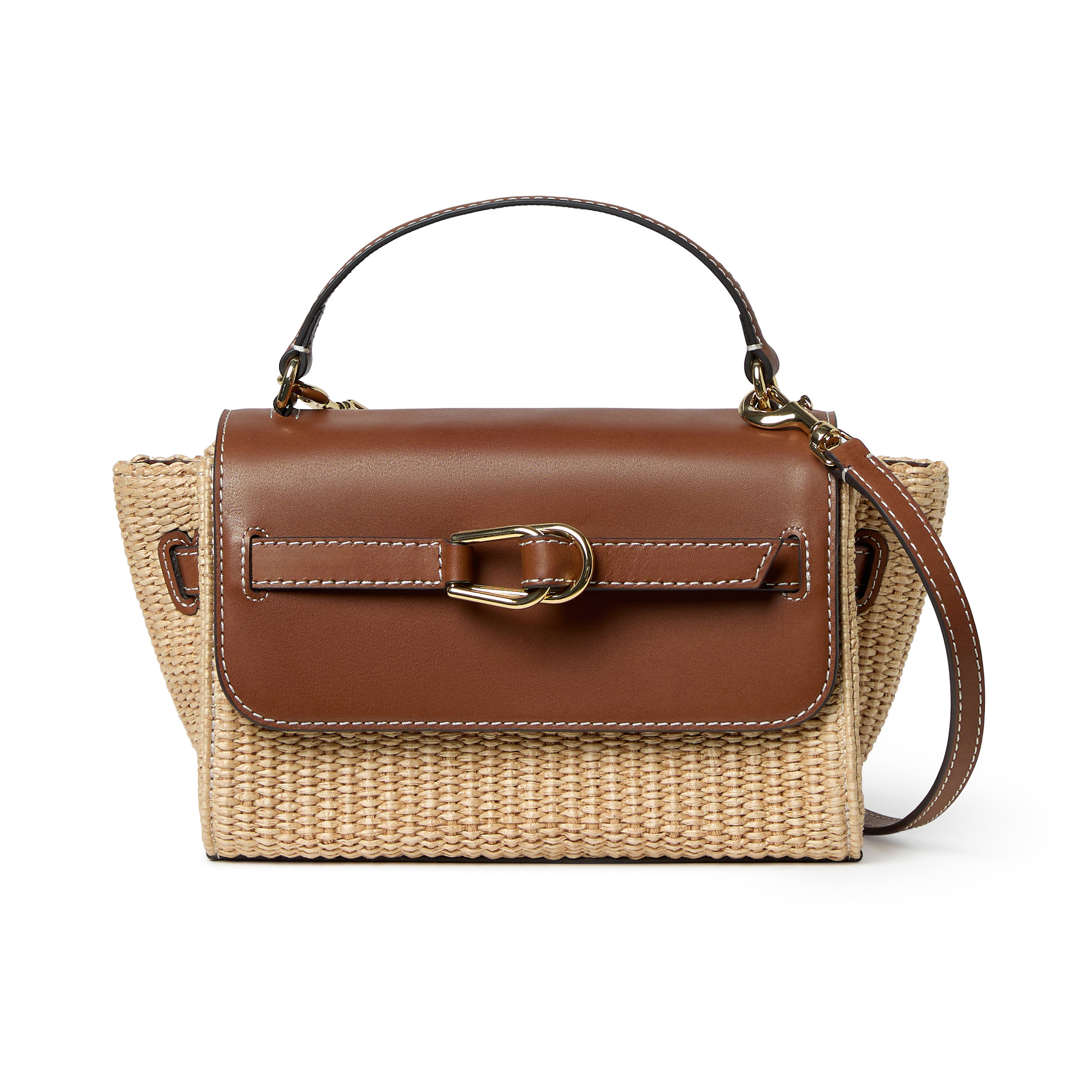 Alexei Natural Straw Crossbody
