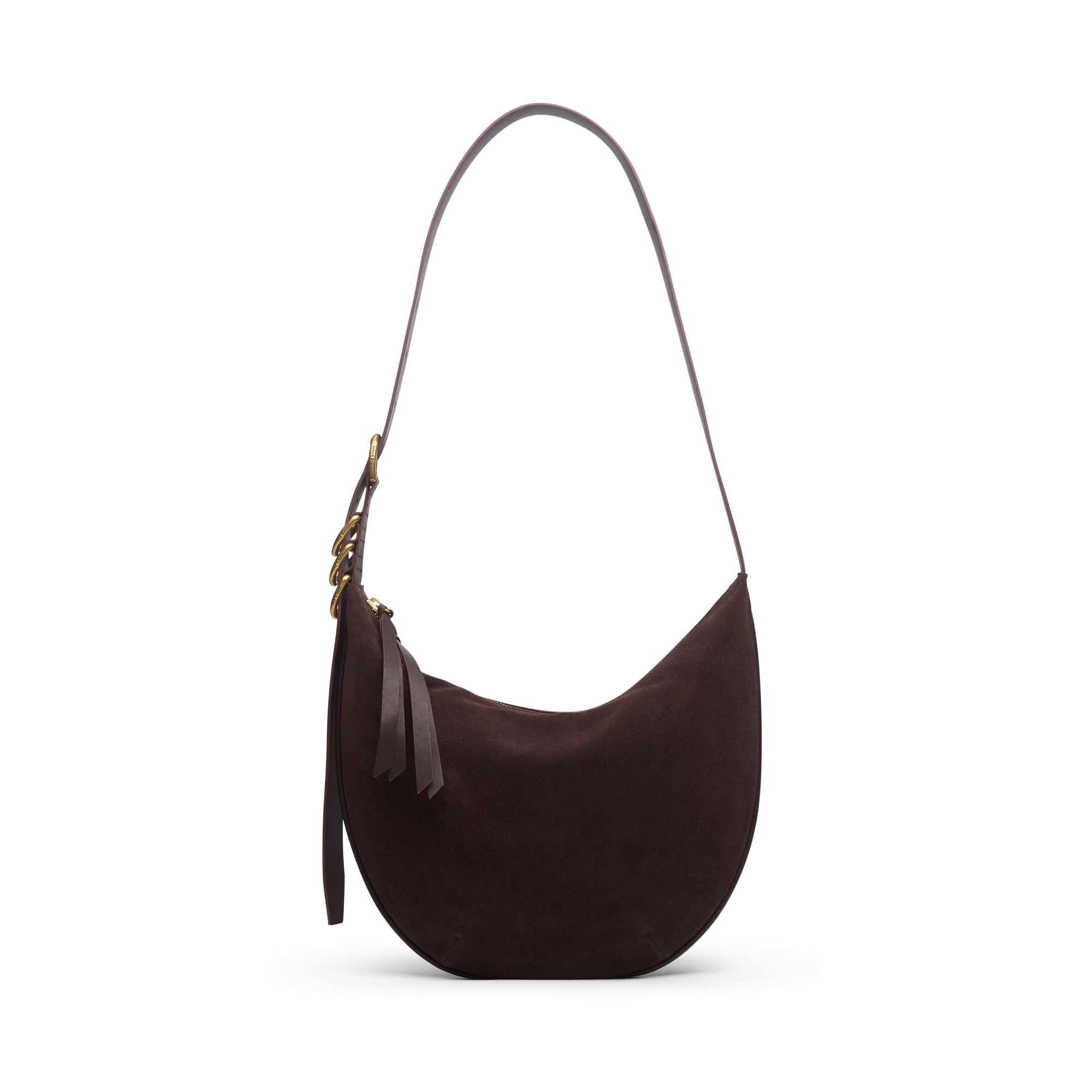 Mercer Medium Suede Shoulder Bag