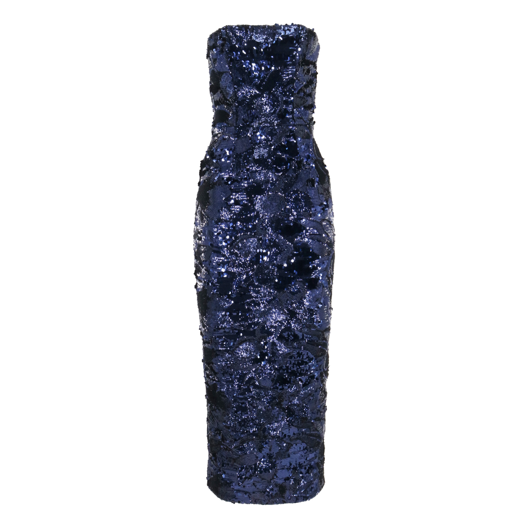 Leslie Abstract Pattern Sequin Dress