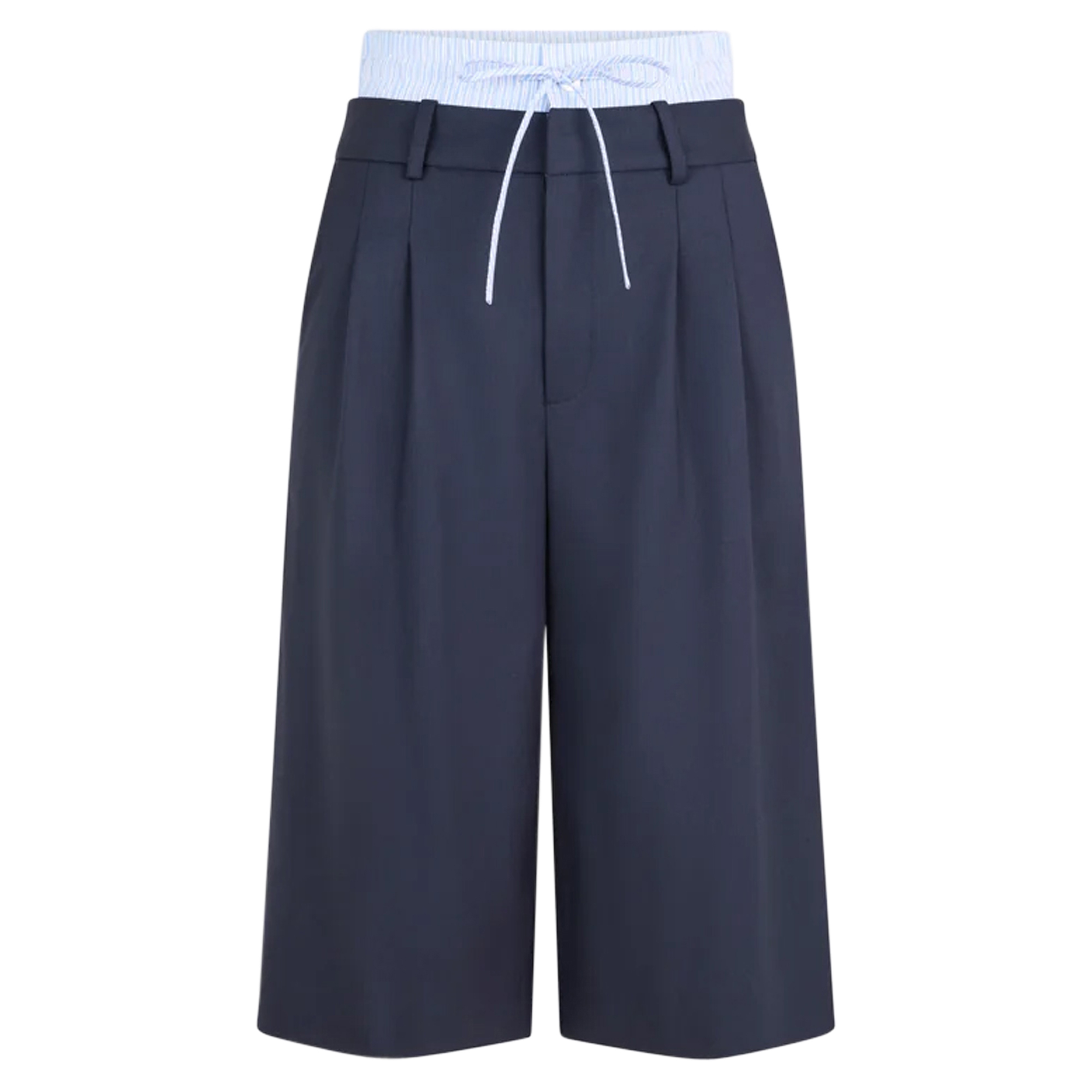 Double Waistband Culotte Pants