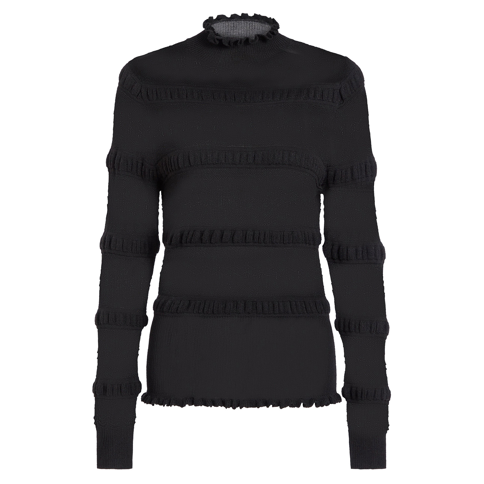 Adison Long Sleeve Pointelle Turtleneck Top