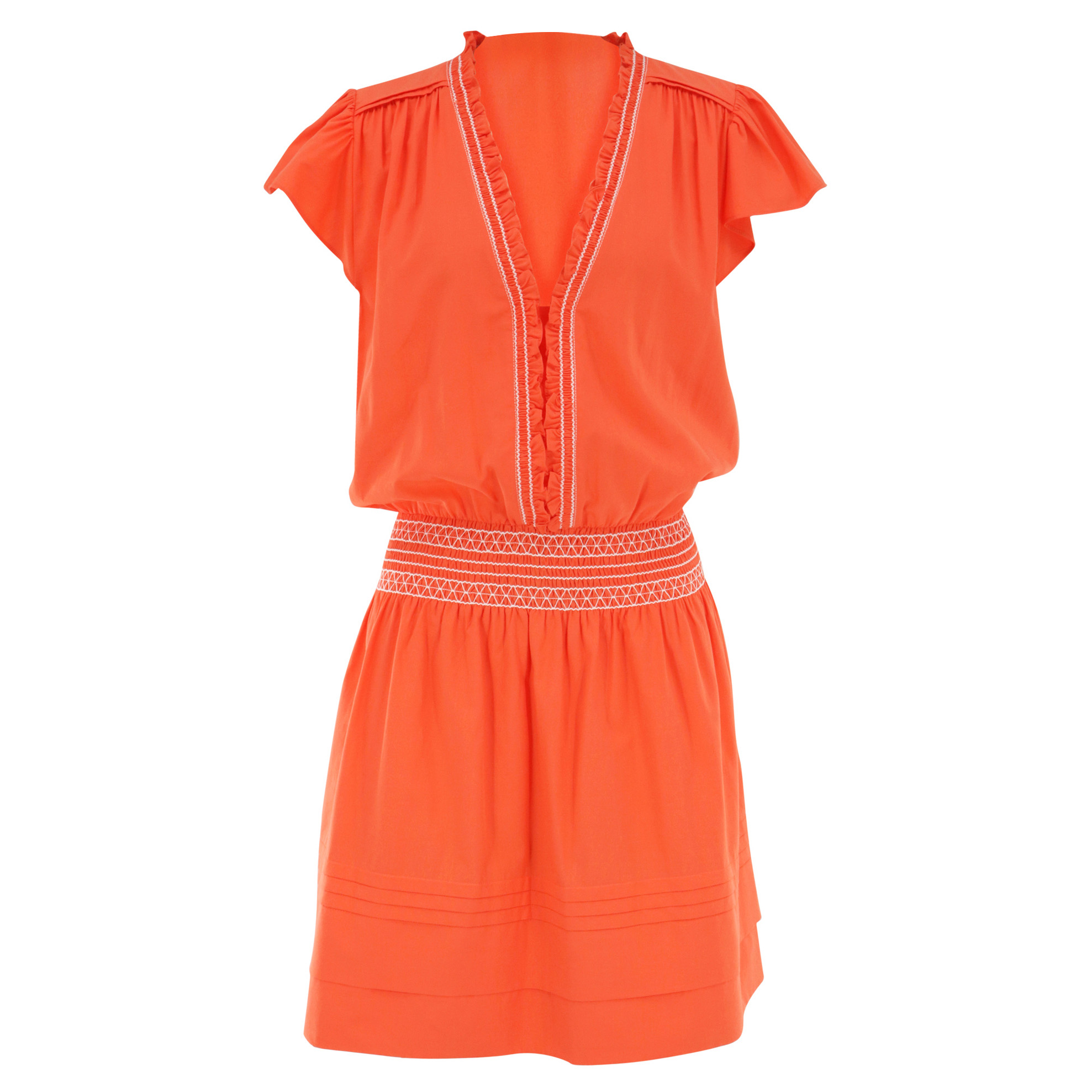 Tahlia Short Sleeve Cotton Mini Dress