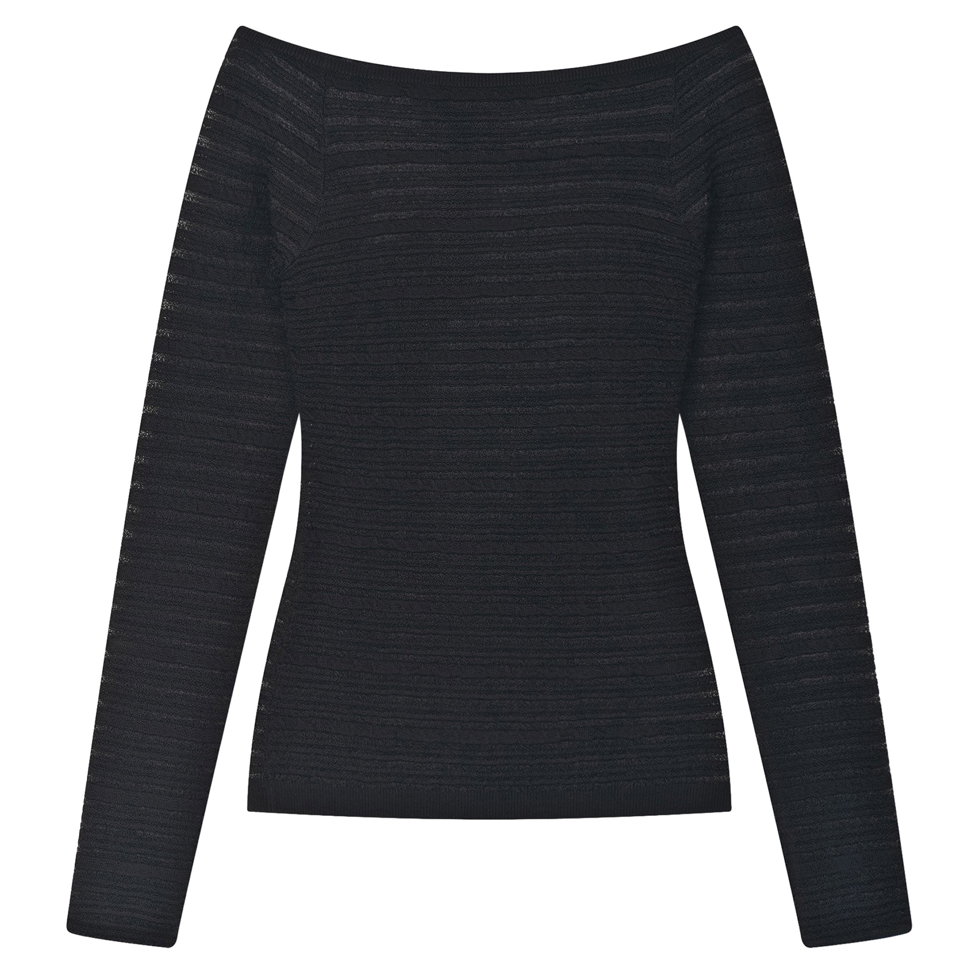 Hudson Semi-Sheer Long Sleeve Top