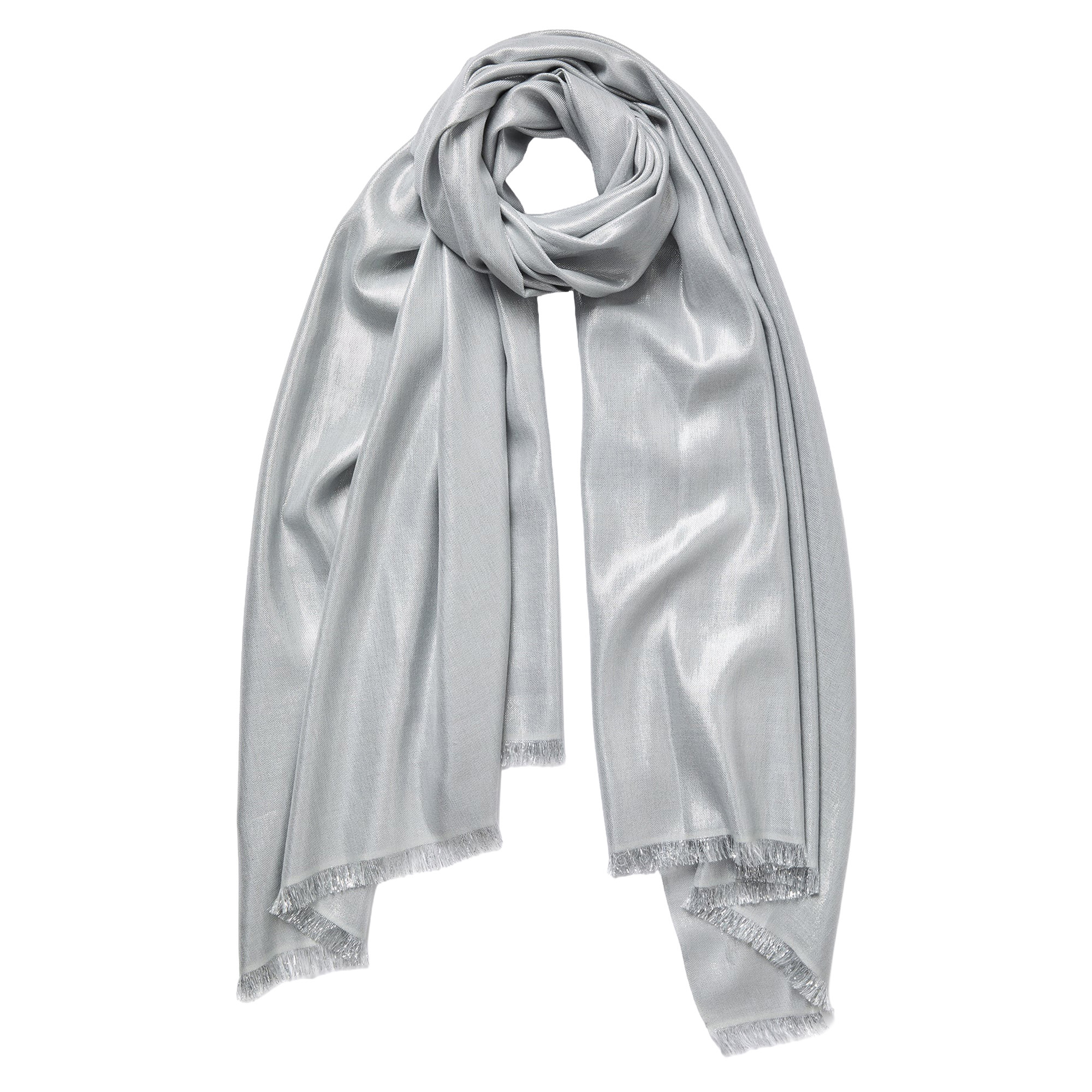 Mercury Metallic Cashmere Scarf