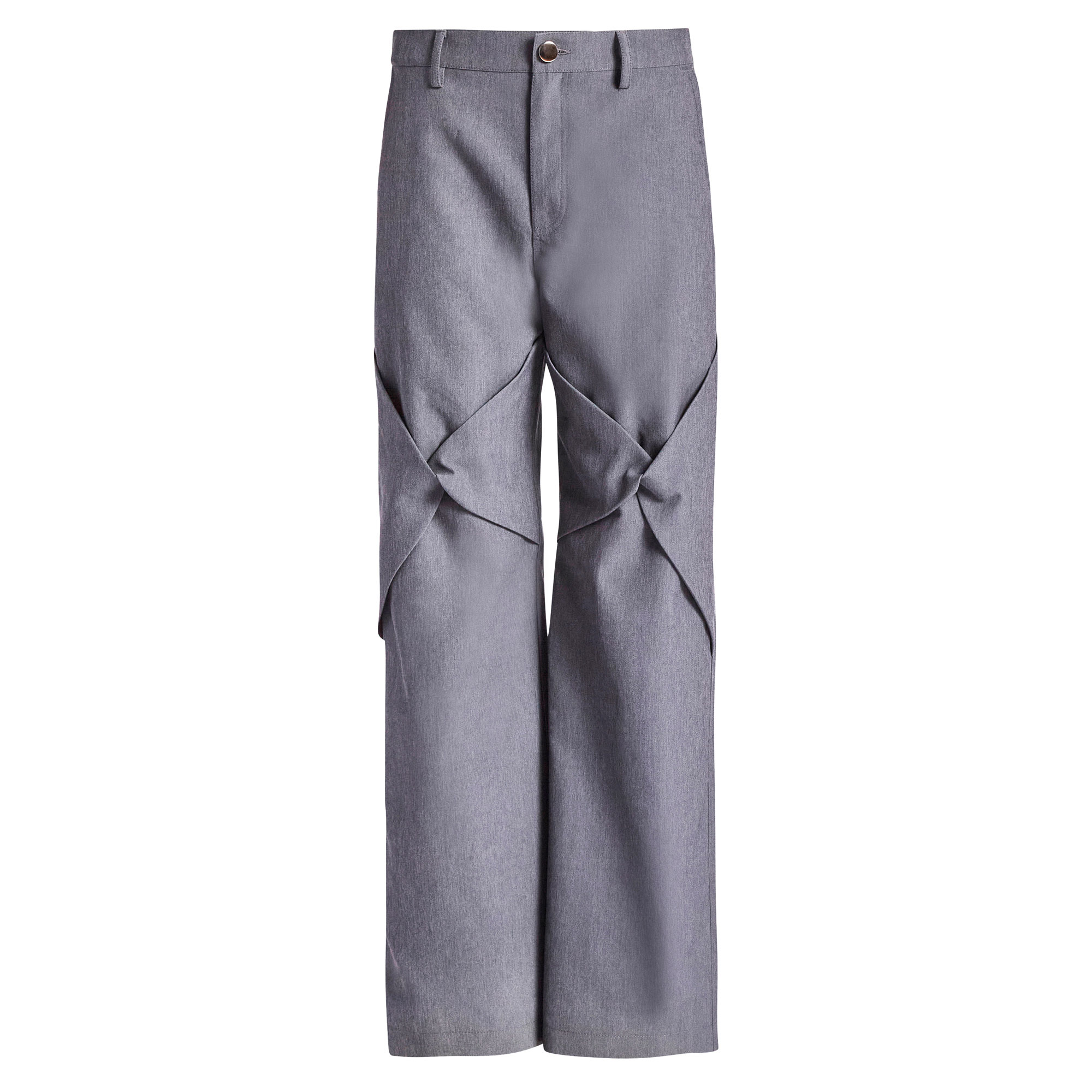 Astrid Draped Specialty Denim Trouser