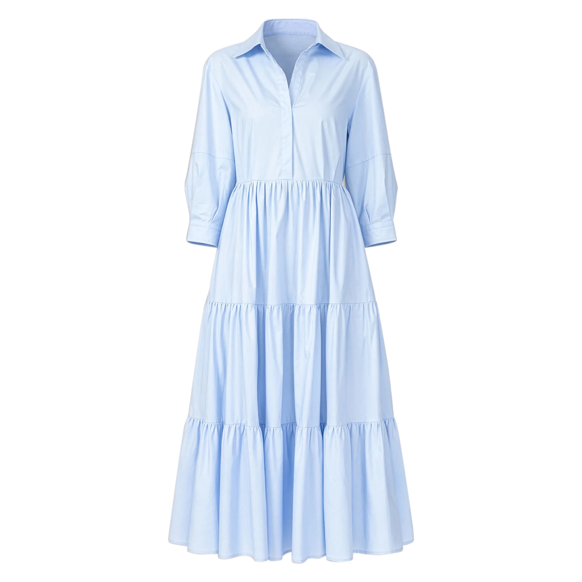 Marseille Button Front Midi Dress